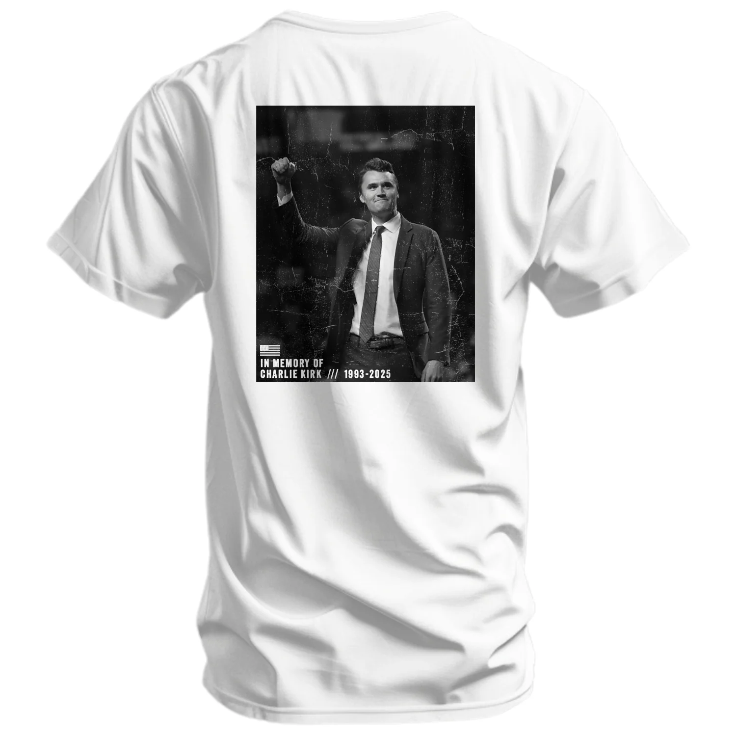God, Family, Country - Honoring Charlie Kirk Men's T-Shirt (+PROFITS DONATED) - Image 3