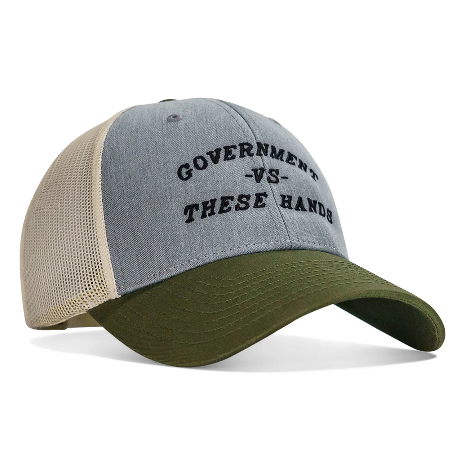 Government -vs- These Hands SnapBack Hat - Image 10