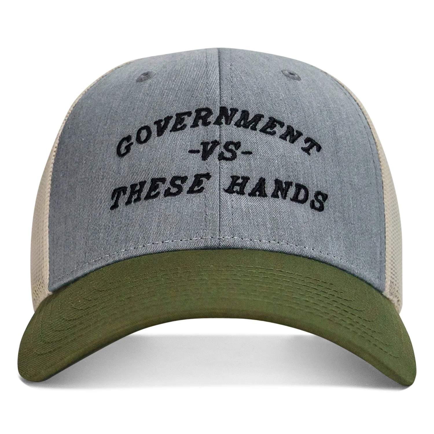 Government -vs- These Hands SnapBack Hat - Image 9