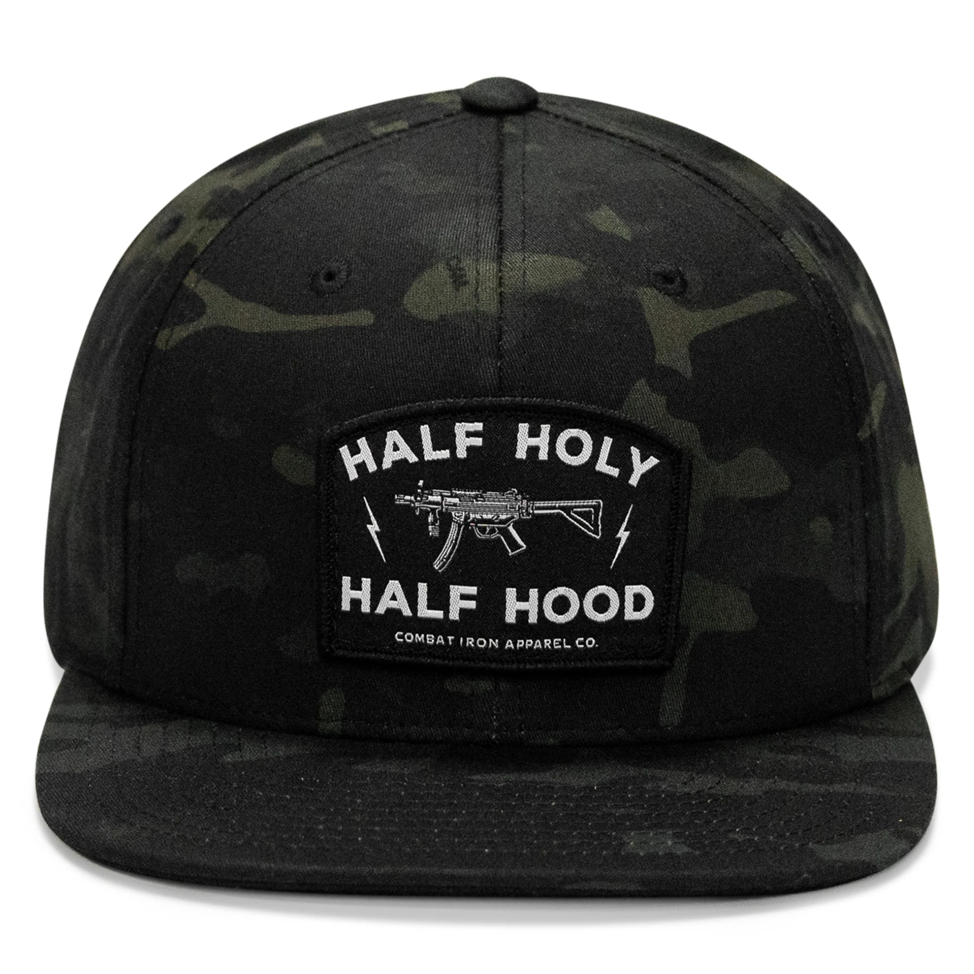 Half Holy. Half Hood. Flatbill Hat