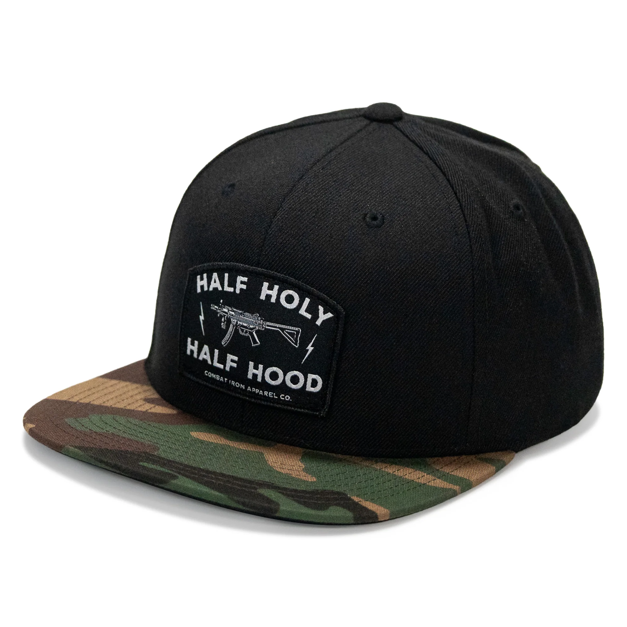Half Holy. Half Hood. Flatbill Hat - Image 7