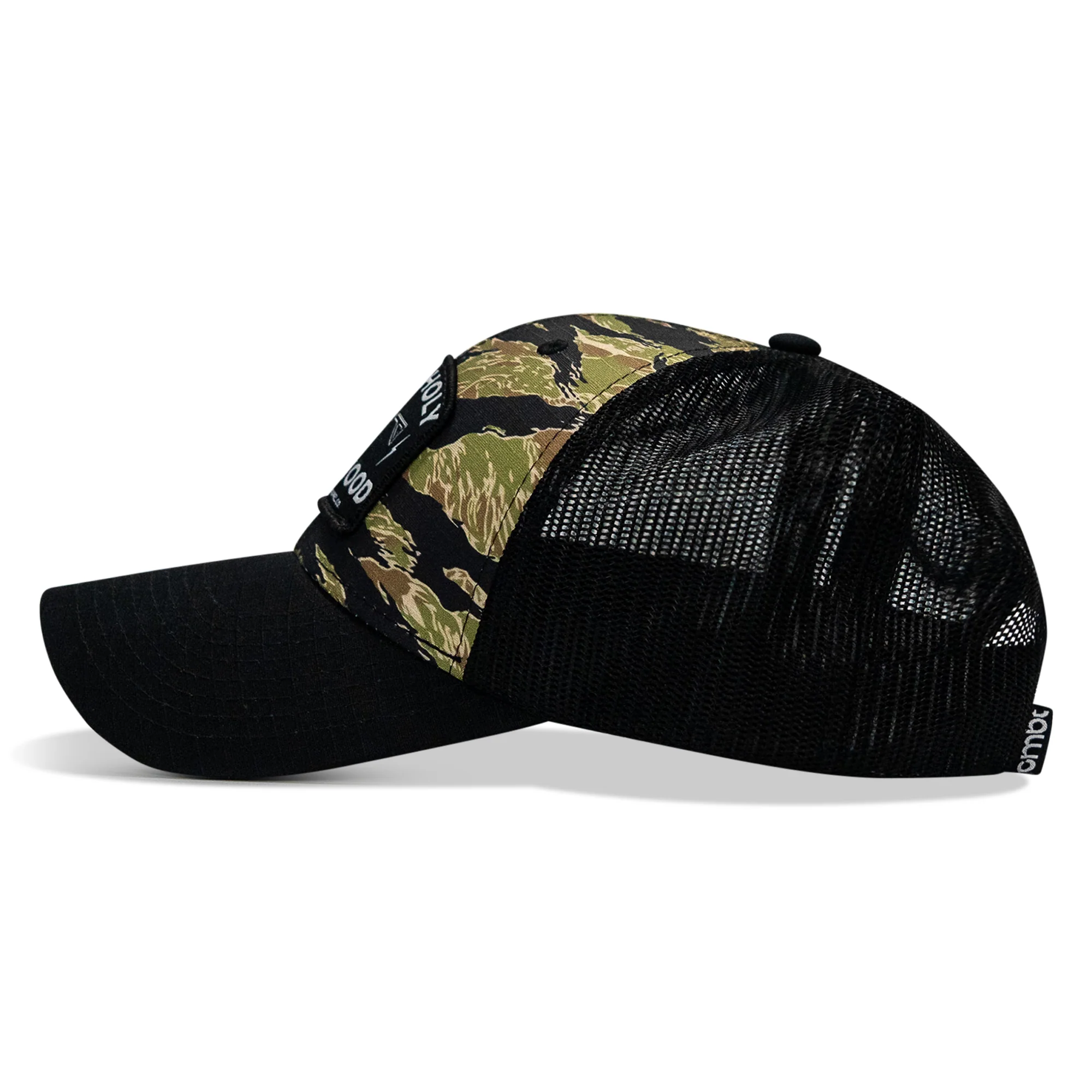 Half Holy. Half Hood Patch Original Ripstop Snapback Hat - Image 12