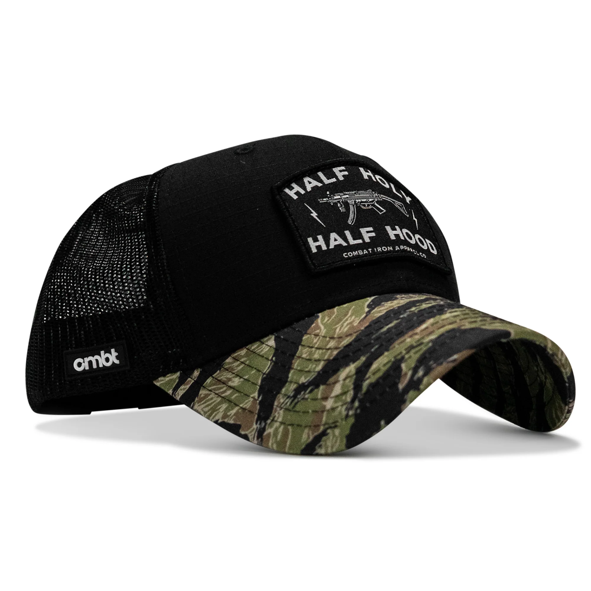 Half Holy. Half Hood Patch Original Ripstop Snapback Hat - Image 4