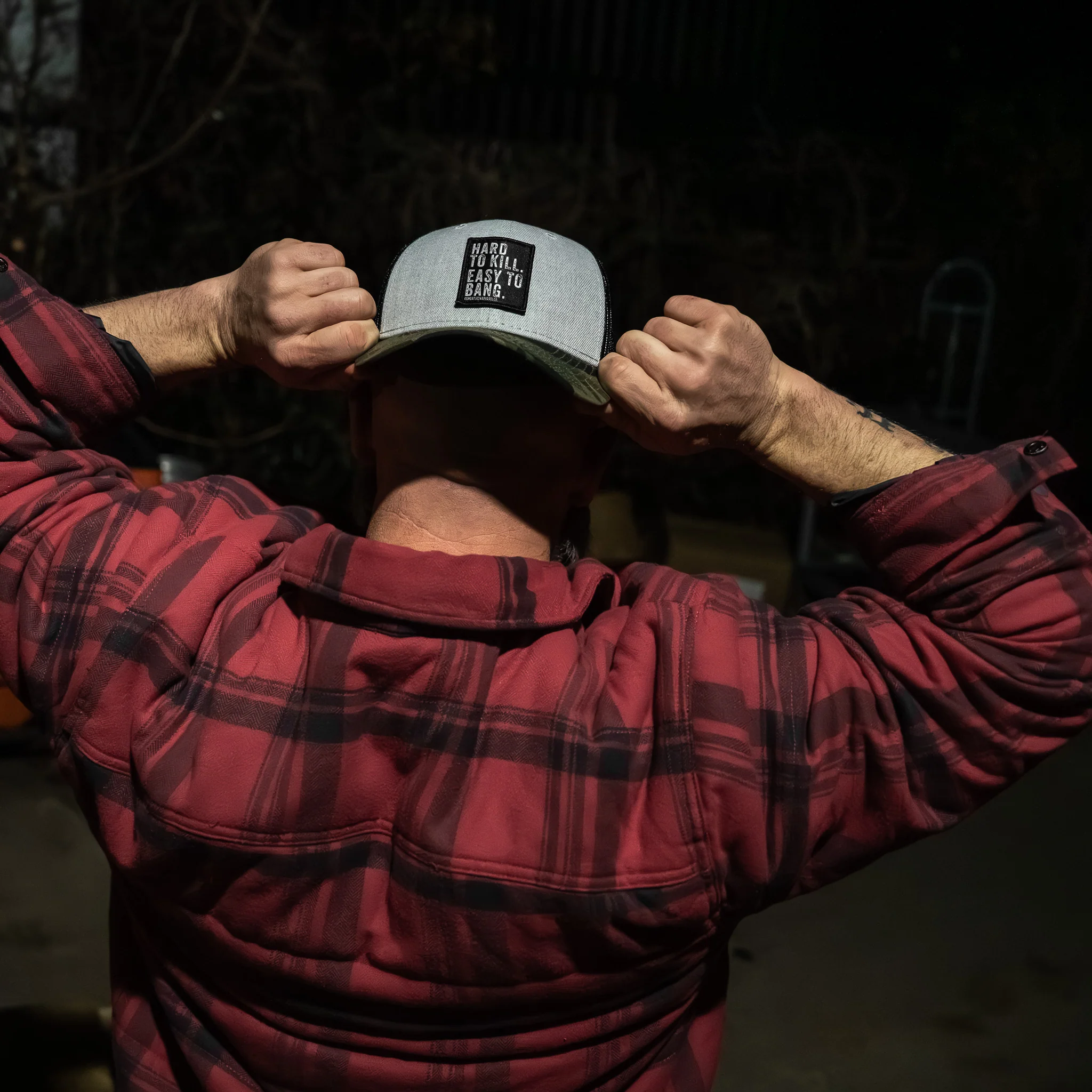 Hard to Kill. Easy to Bang. Patch Snapback Hat - Image 22
