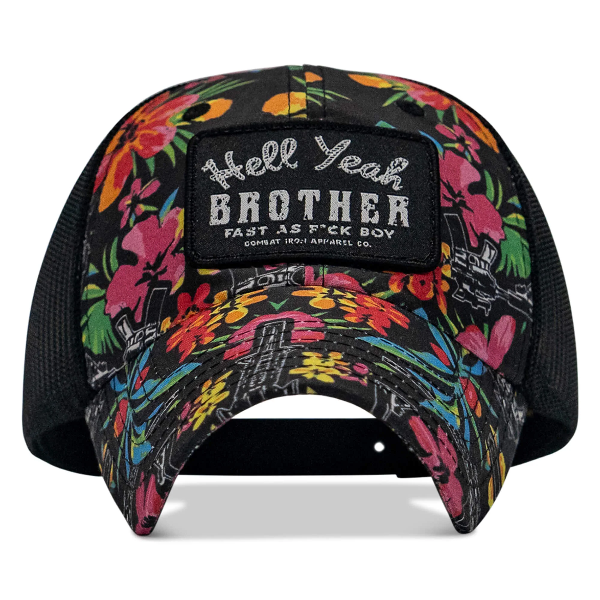 Hell Yeah Brother Patch Tactical Ripstop Mesh Snapback Hat - Image 7