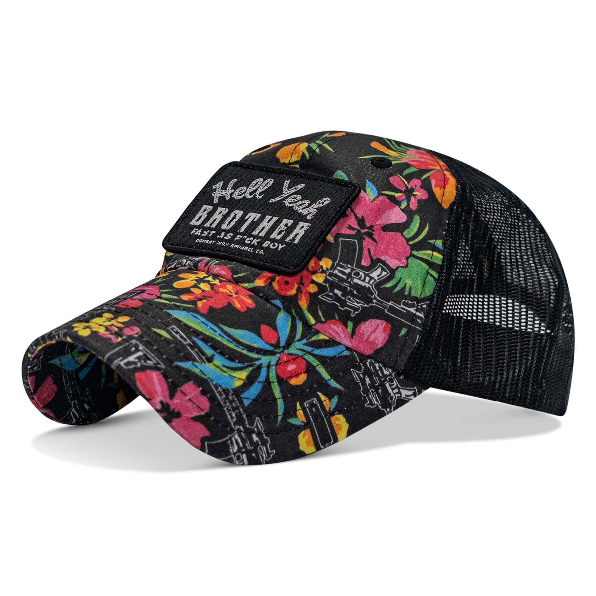 Hell Yeah Brother Patch Tactical Ripstop Mesh Snapback Hat - Image 9