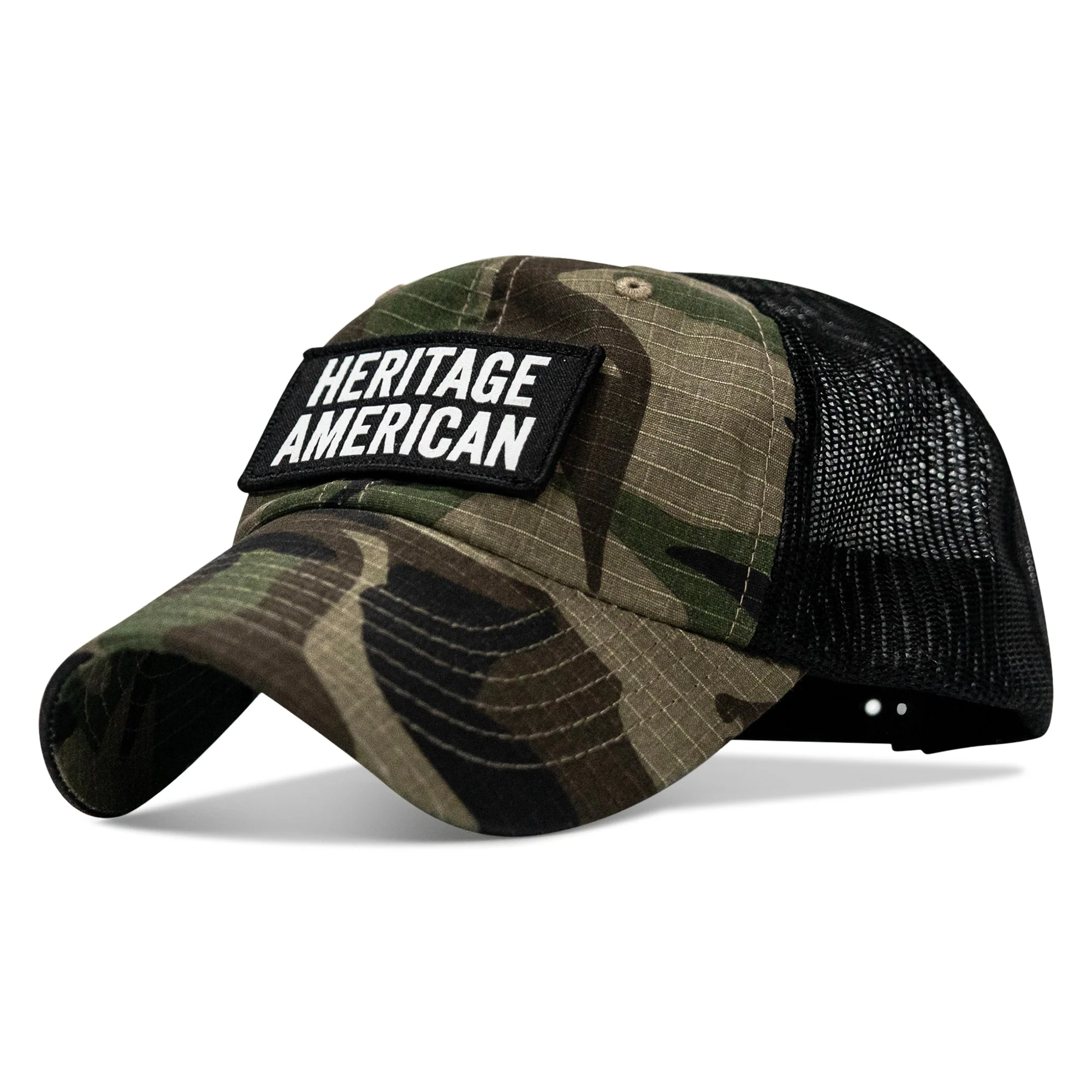 Heritage American Patch Tactical Ripstop Mesh Snapback Hat - Image 14