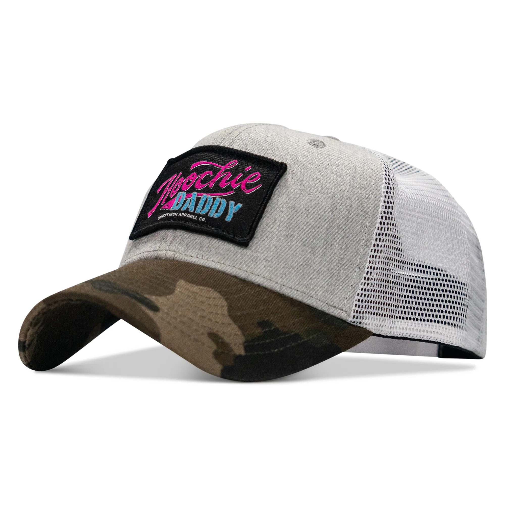 Hoochie Daddy Retro Script Patch Snapback Hat - Image 15