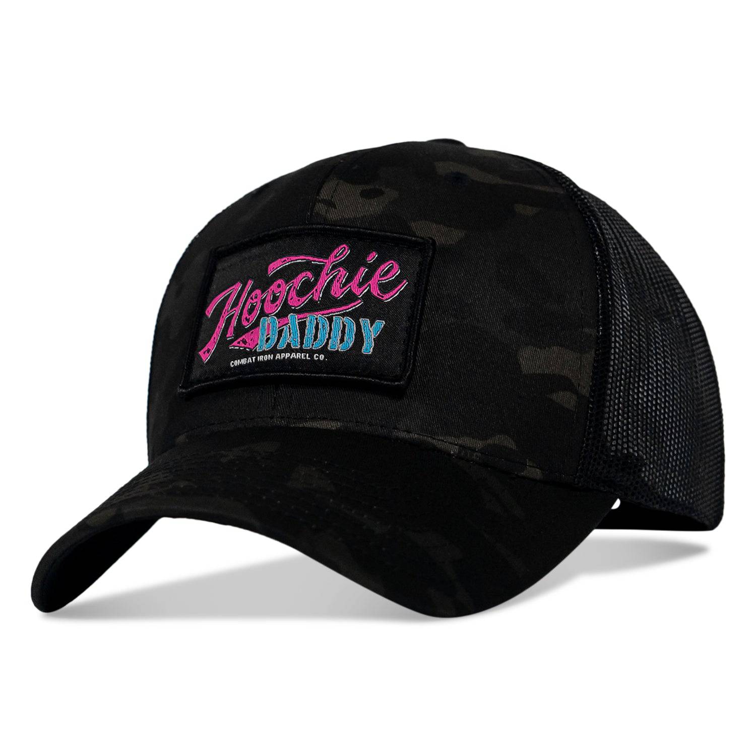 Hoochie Daddy Retro Script Patch Snapback Hat - Image 6