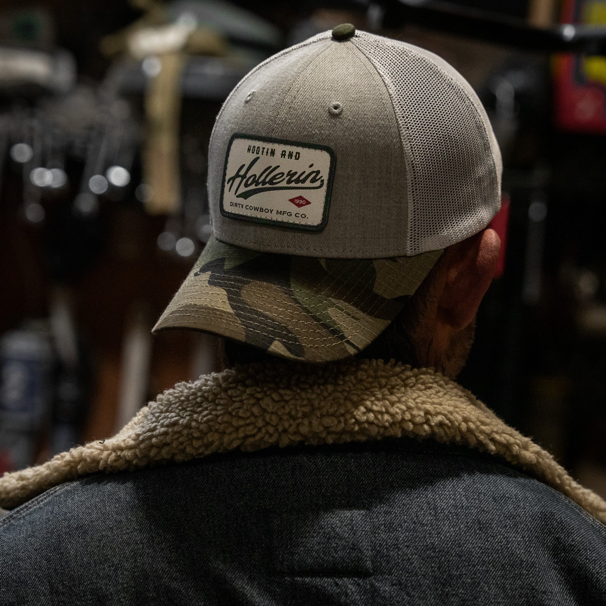 Hootin' & Hollerin' Patch Snapback Hat - Image 39