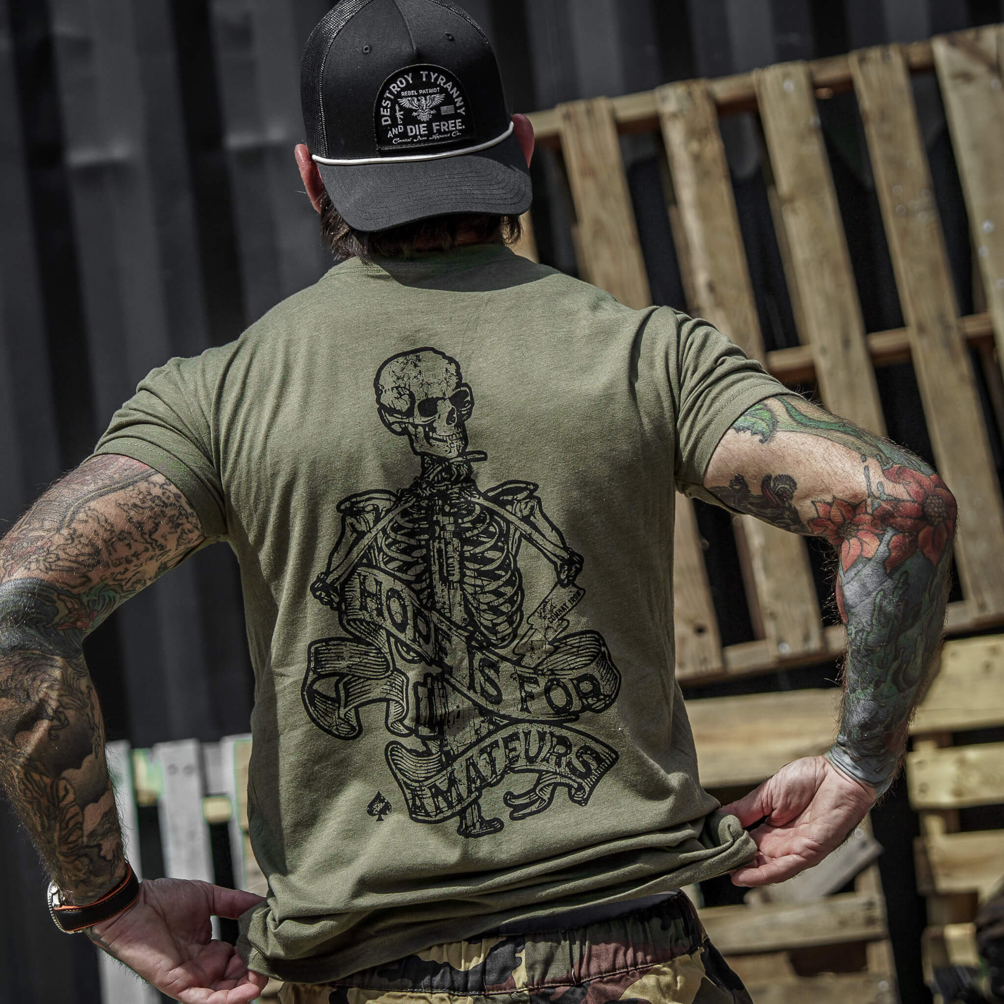 Hope Is For Amateurs Men's T-Shirt - Image 3