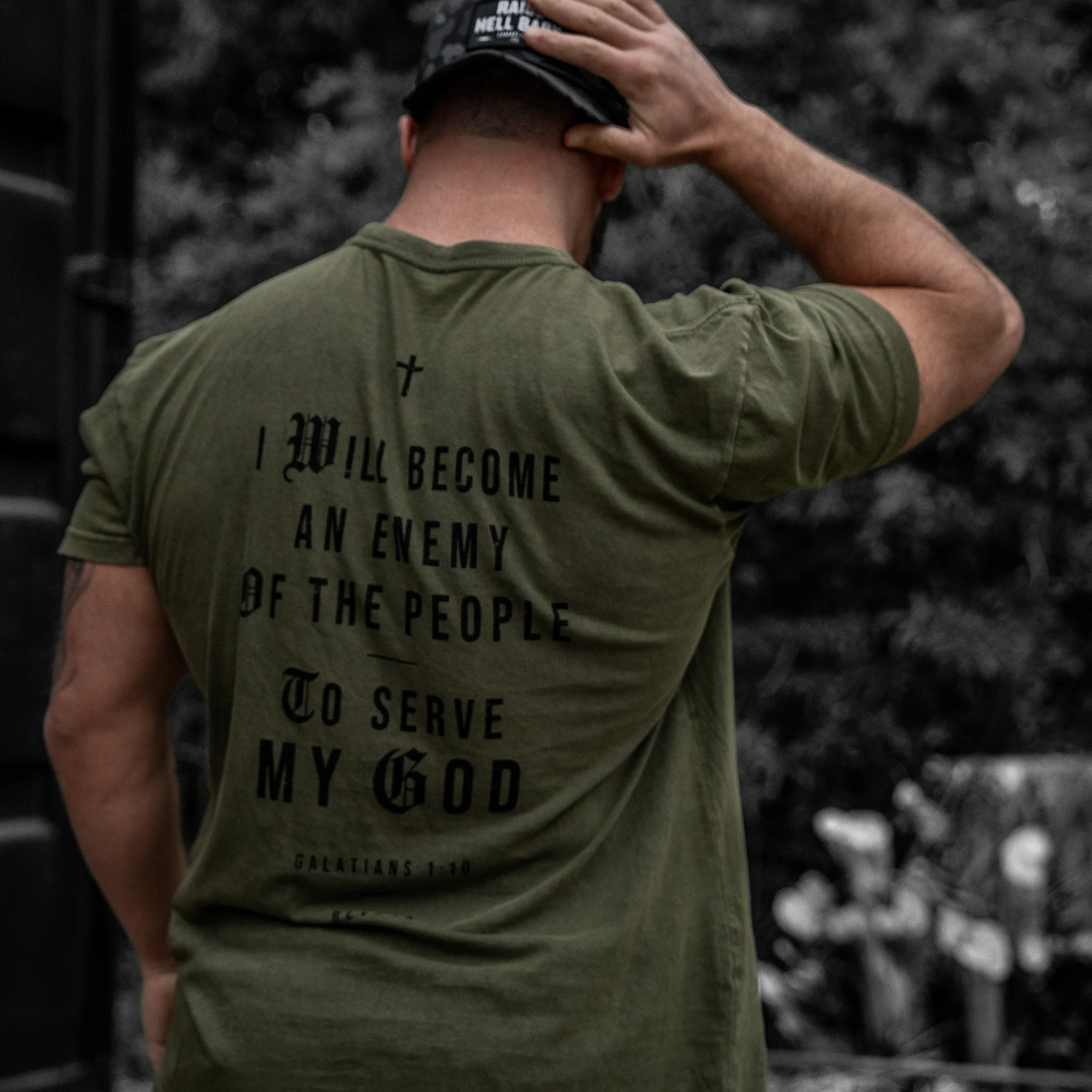 I Will Become An Enemy To The People Vintaged Midweight T-Shirt - Image 9