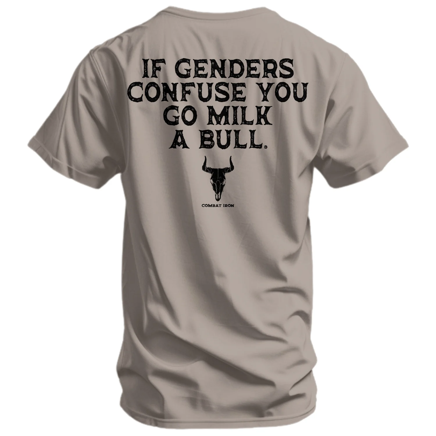 If Genders Confuse You, Go Milk a Bull Men's T-Shirt - Image 13