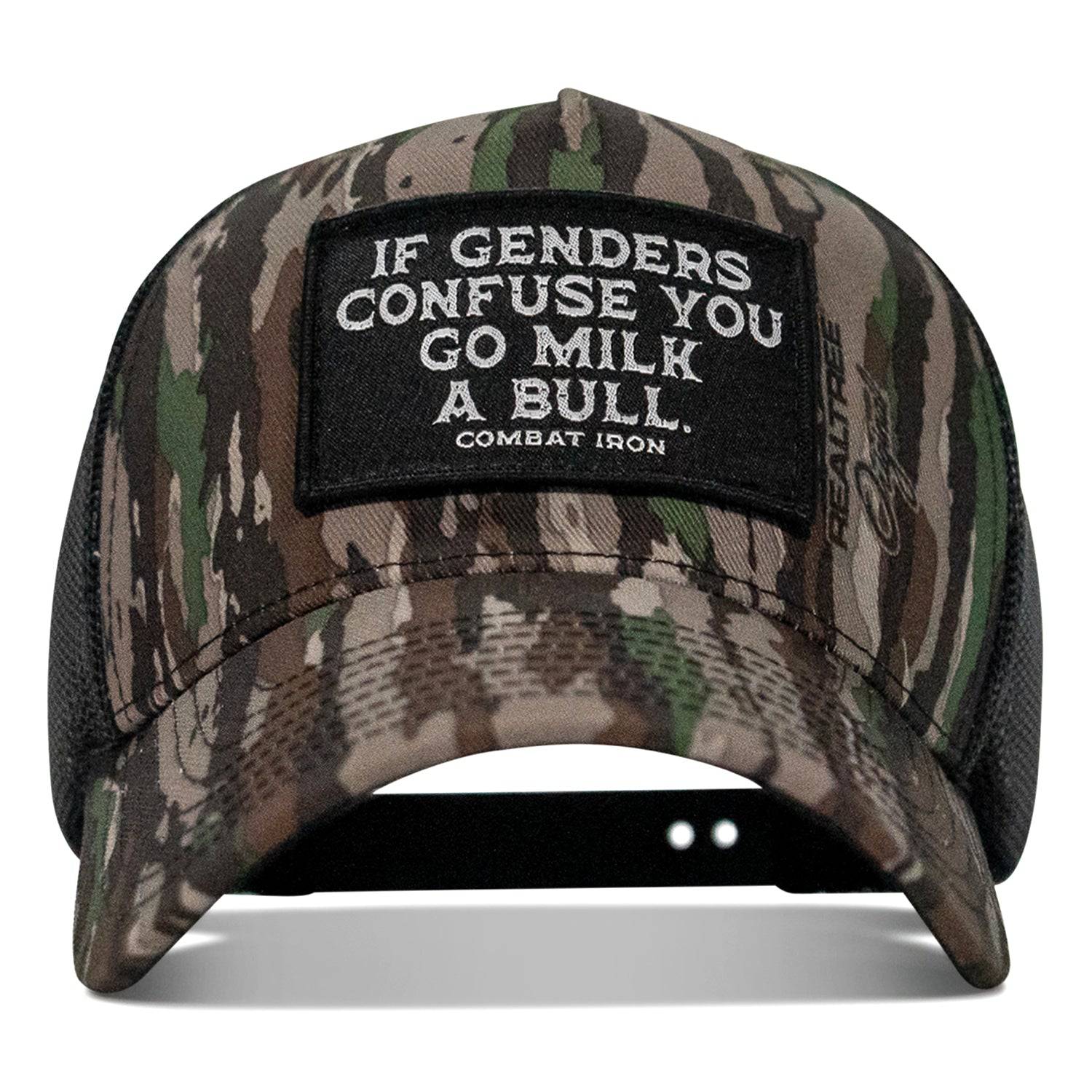 If Genders Confuse You, Go Milk A Bull Patch Snapback Hat - Image 13