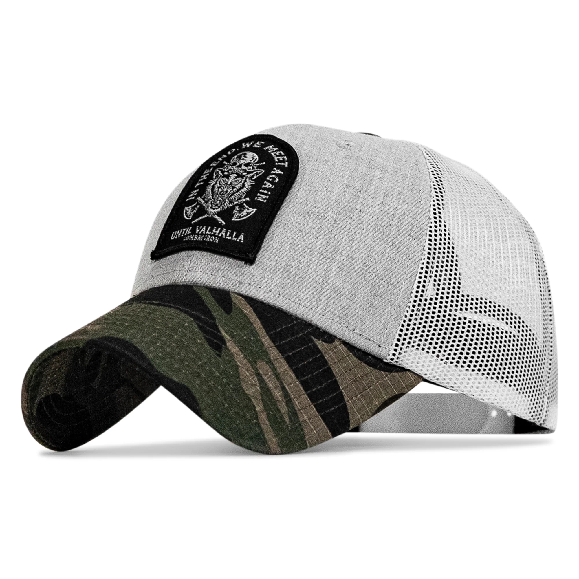 In The End, We Meet Again - Until Valhalla Patch Snapback Hat - Image 16