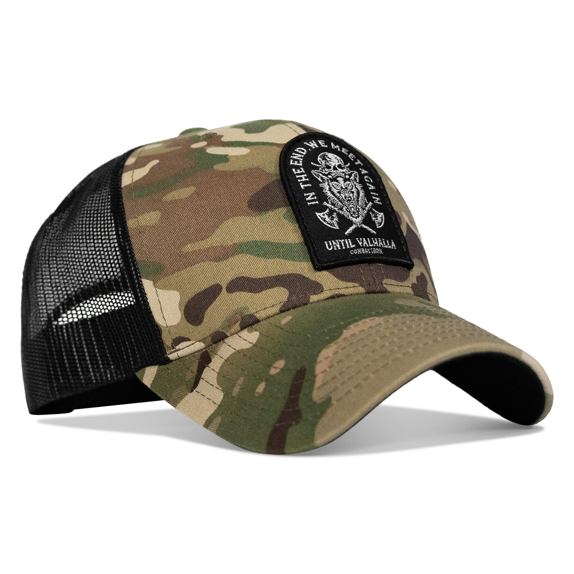 In The End, We Meet Again - Until Valhalla Patch Snapback Hat - Image 23