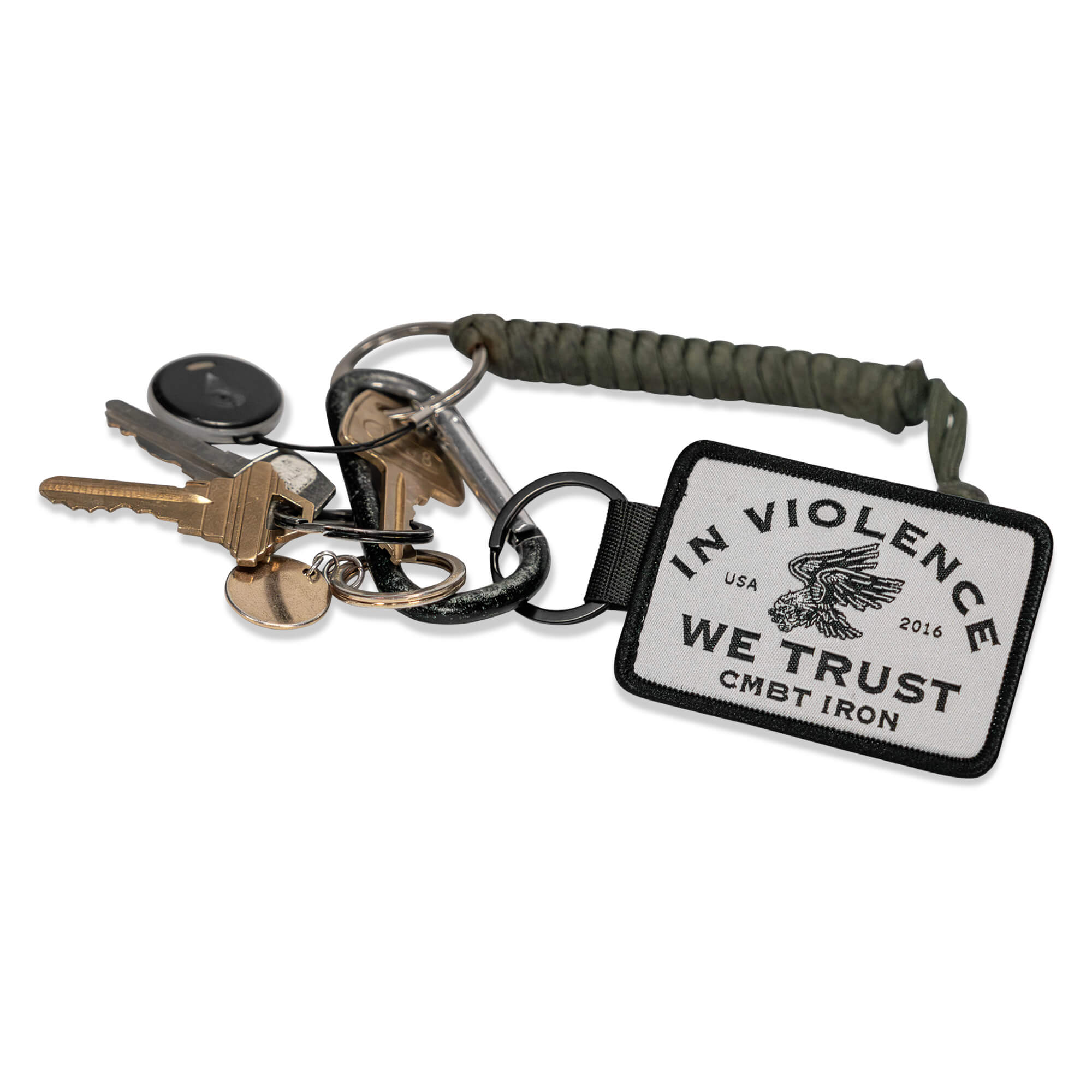 In Violence We Trust Flight Tag Keychain - Image 2