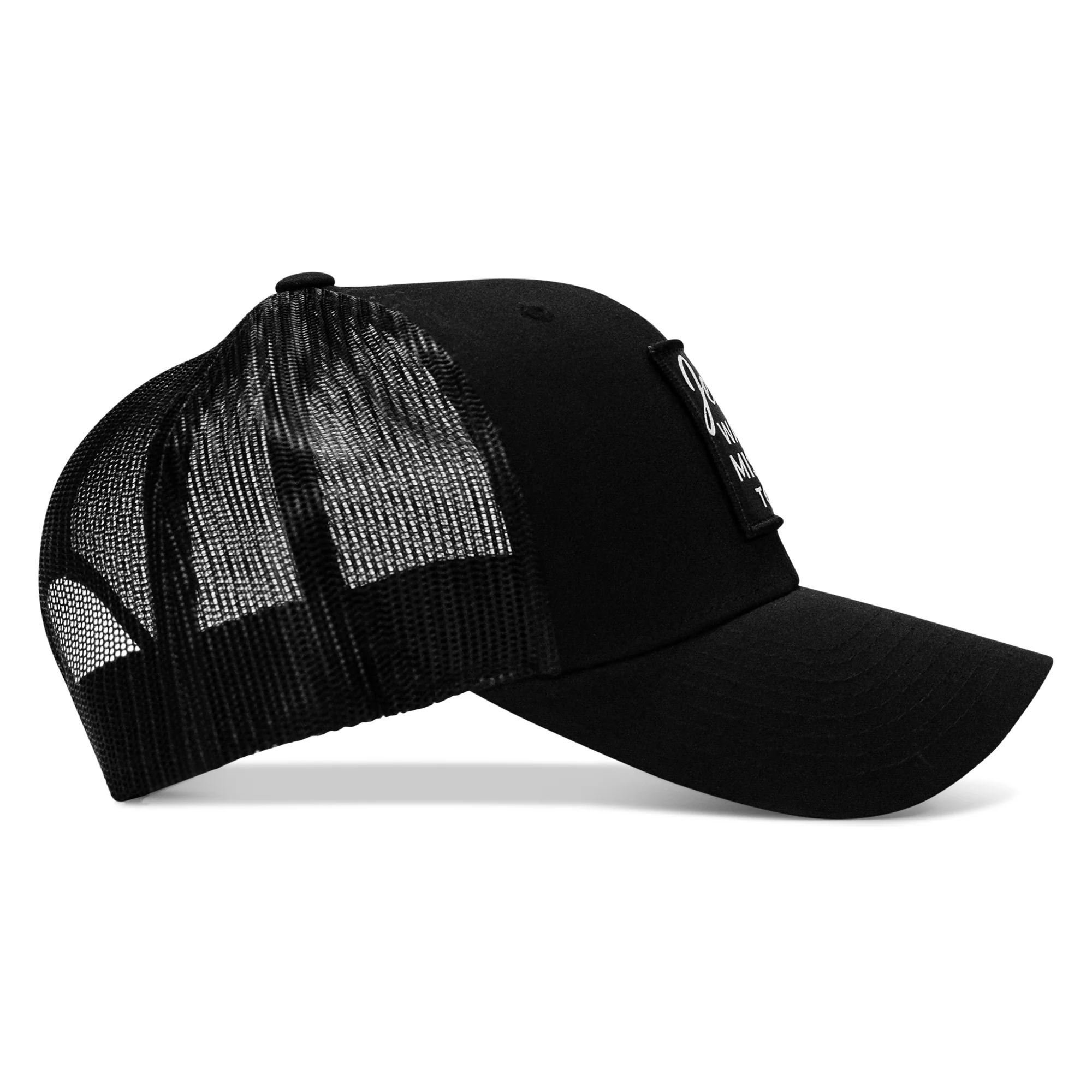 Jesus Was A Misfit Too Patch Snapback Hat - Image 5