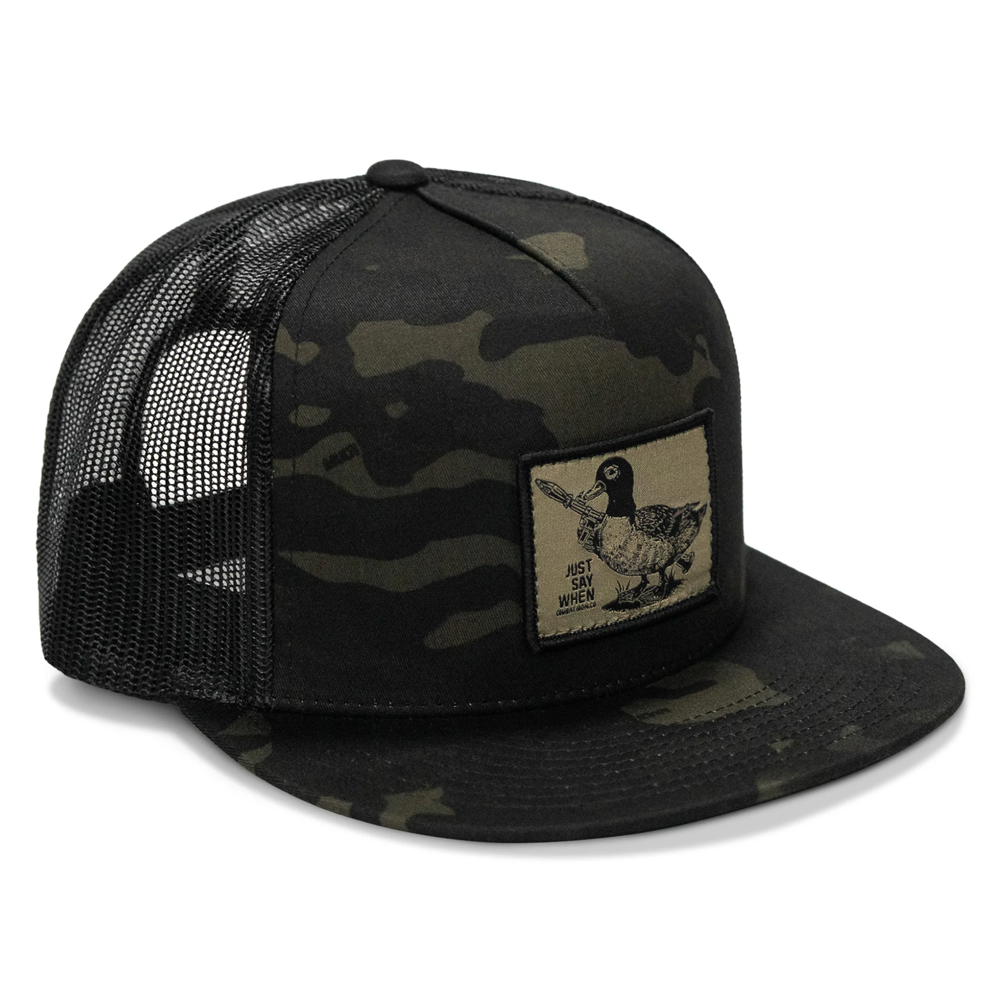 Just Say When Patch Flatbill Hat - Image 3