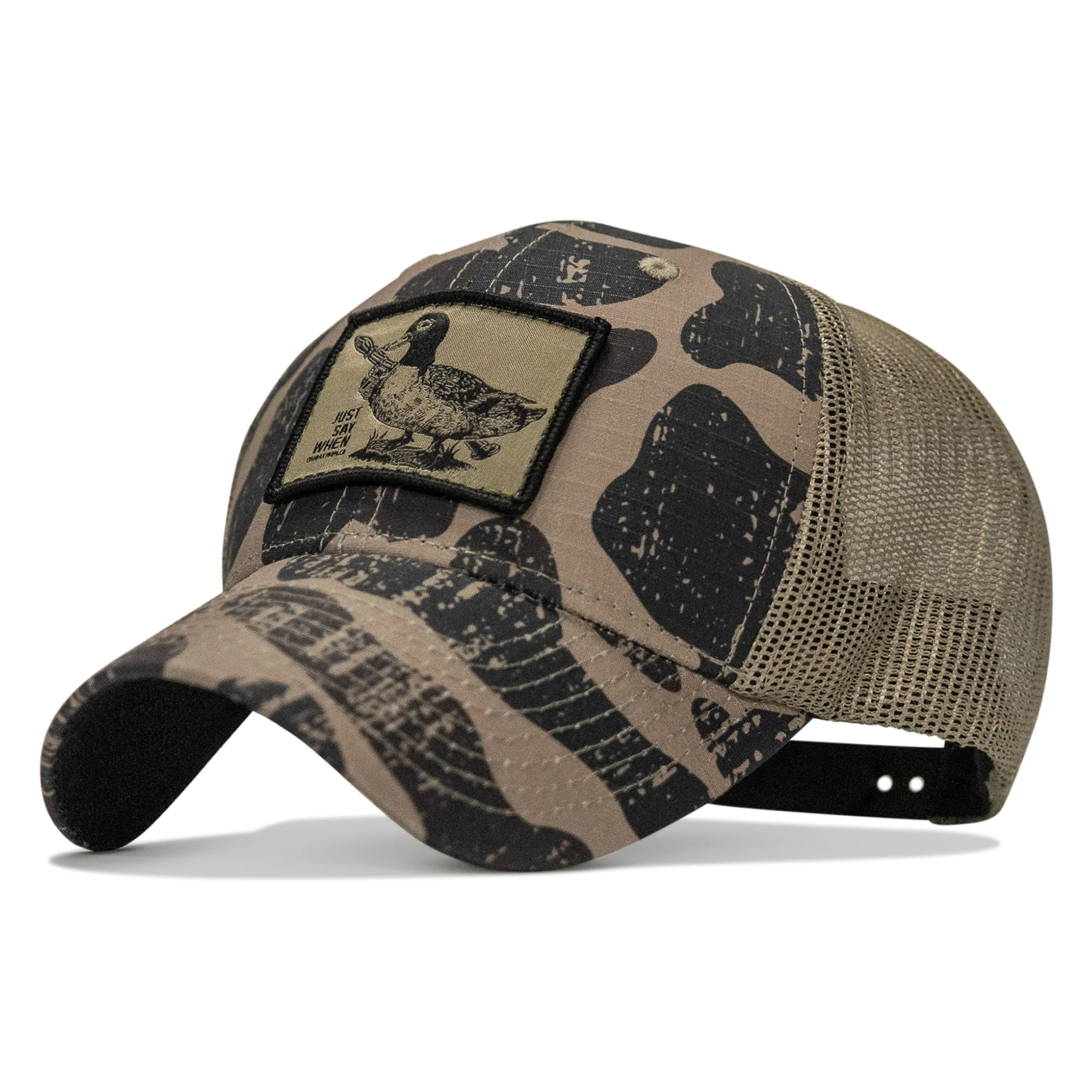 Just Say When Patch Original Ripstop Snapback Hat - Image 32