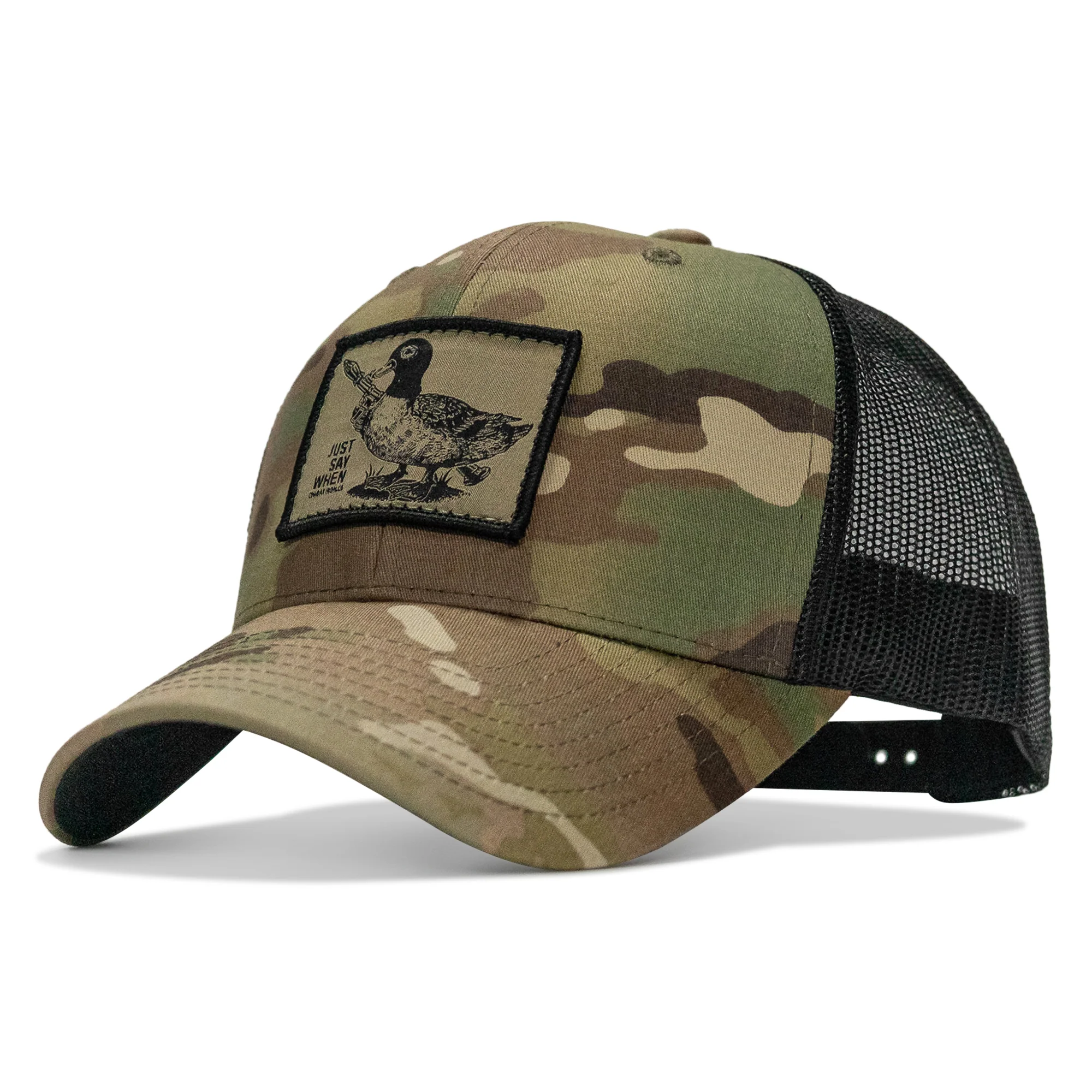Just Say When Patch Snapback Hat - Image 14