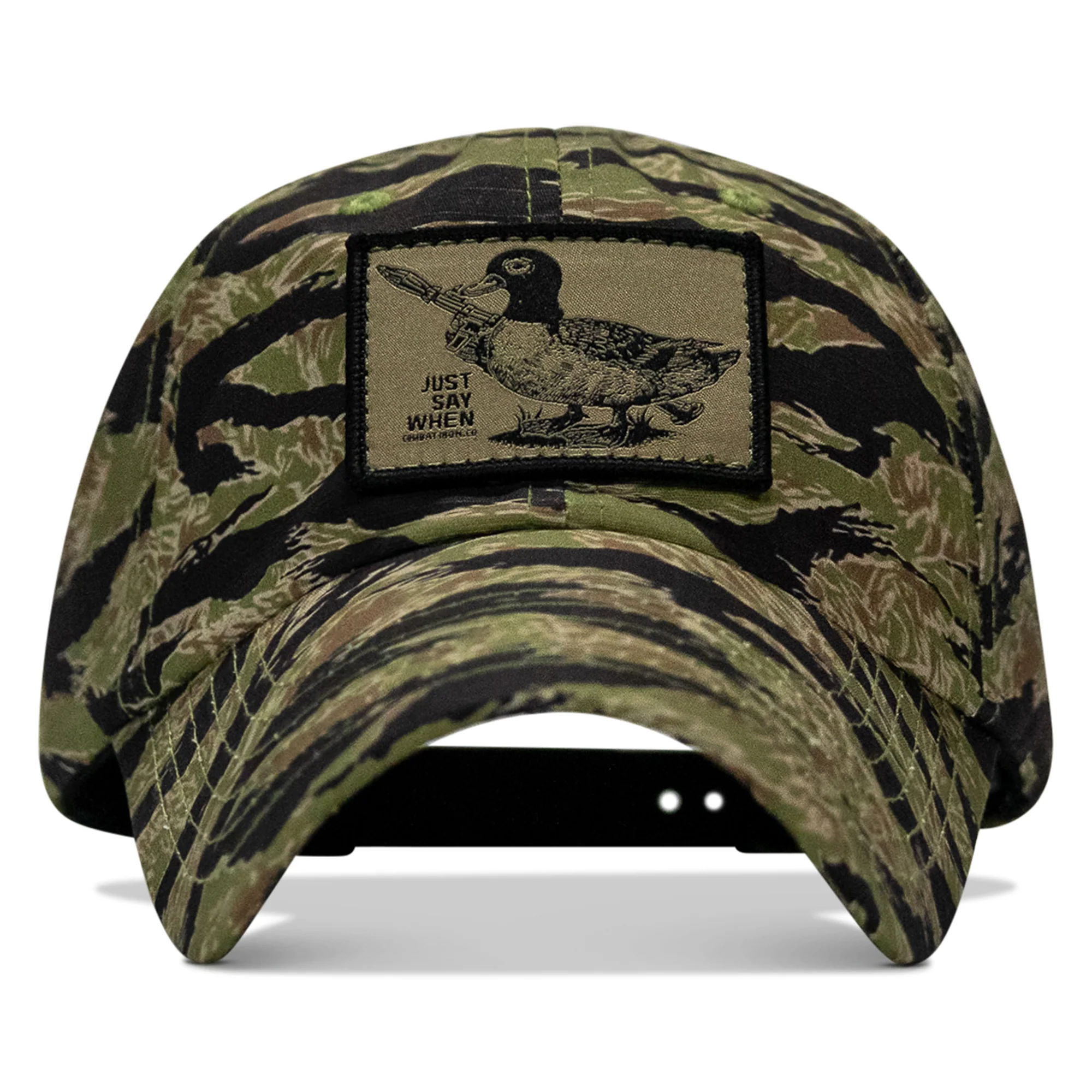 Just Say When Patch. Tactical Ripstop Mesh Snapback Hat - Image 12