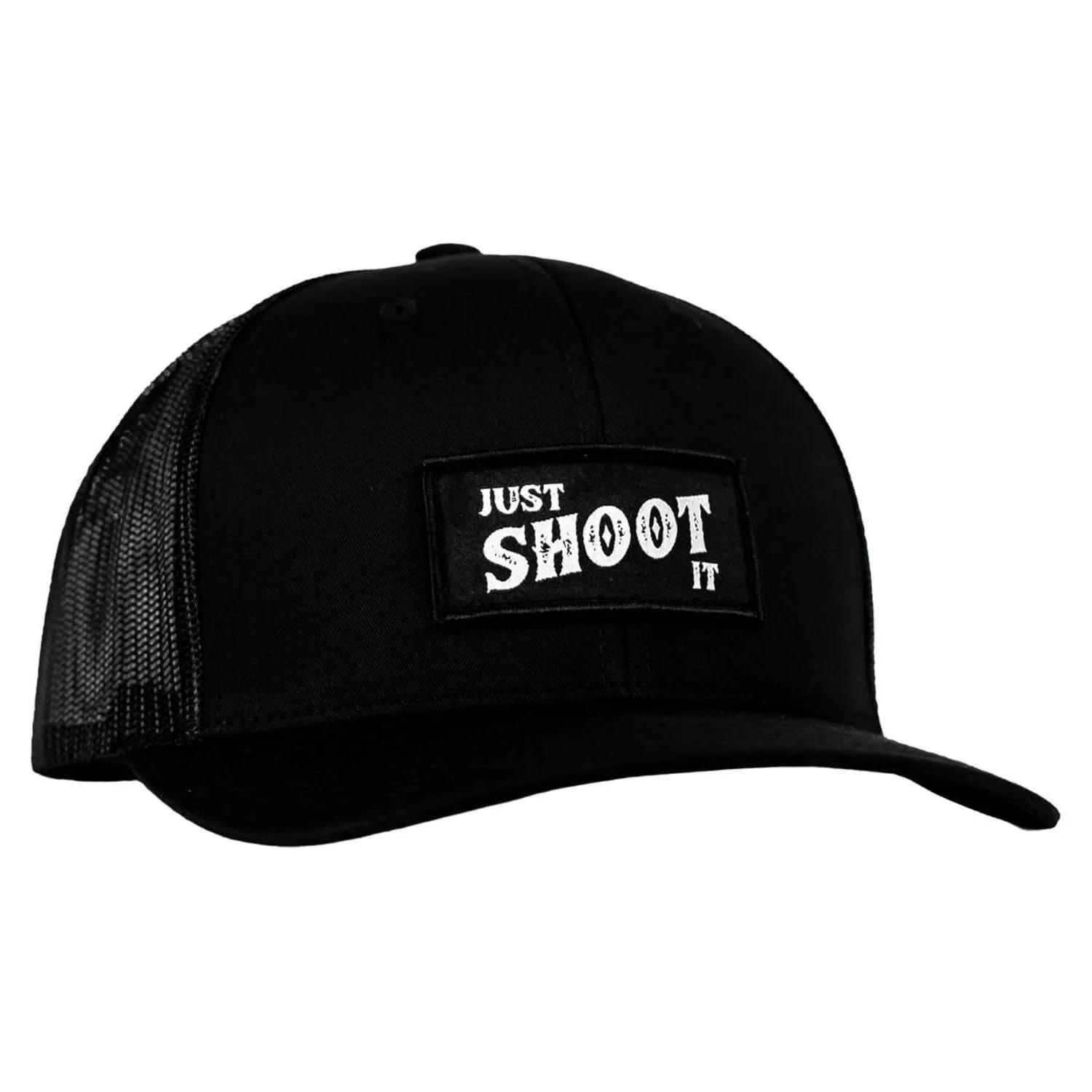 Just Shoot It Patch Snapback Hat - Image 2