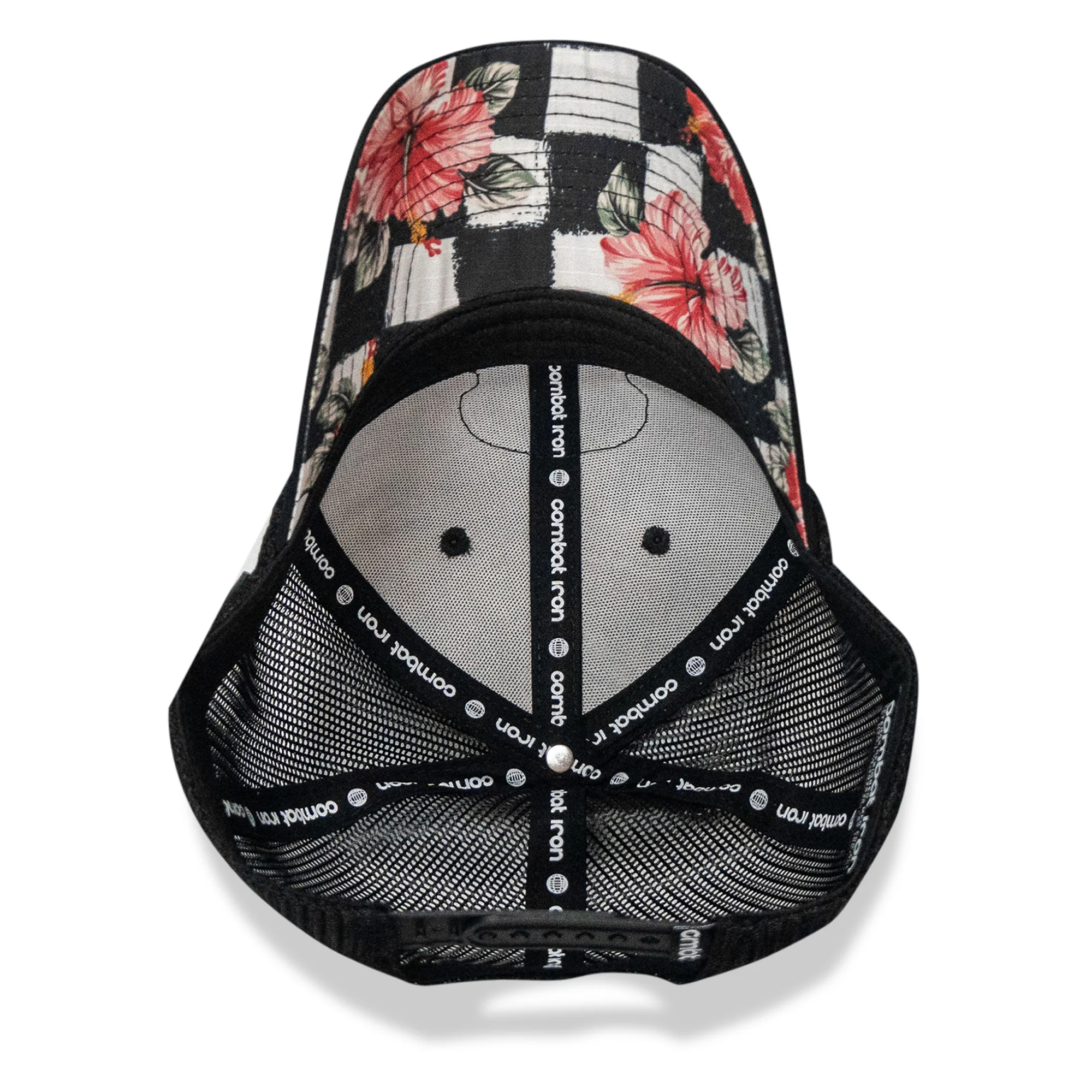 Kill Bad Vibes Skull Patch Original Ripstop Snapback Hat - Image 7