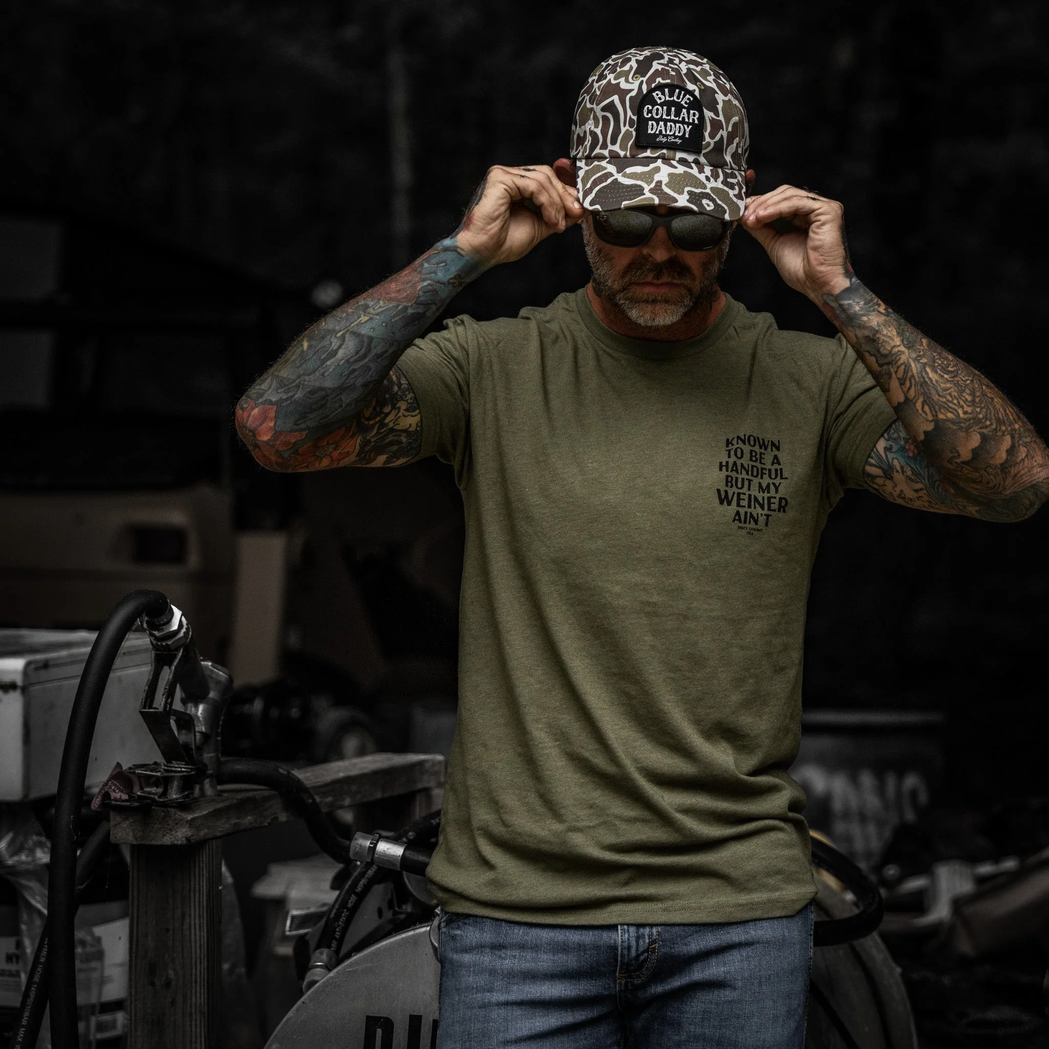 Known To Be A Handful. But My Weiner Ain't  Men's T-Shirt - Image 6