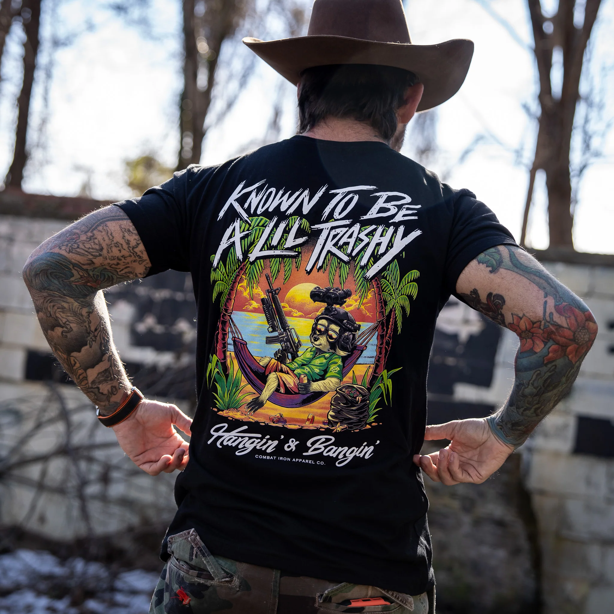 Known To Be A Lil Trashy Raccoon Men's T-Shirt - Image 2