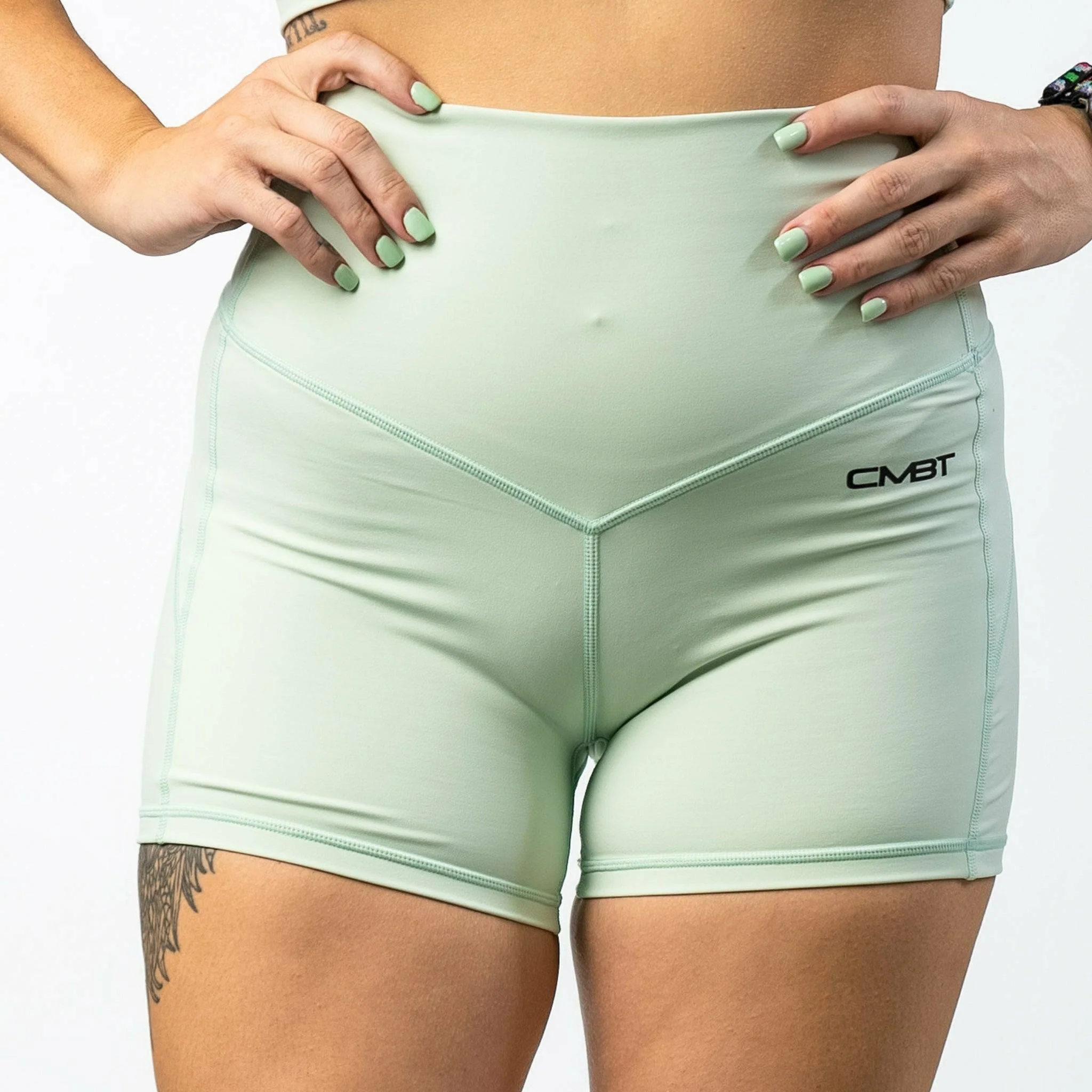 LADIES LUXE HIGH WAISTED SHORTS - Image 12