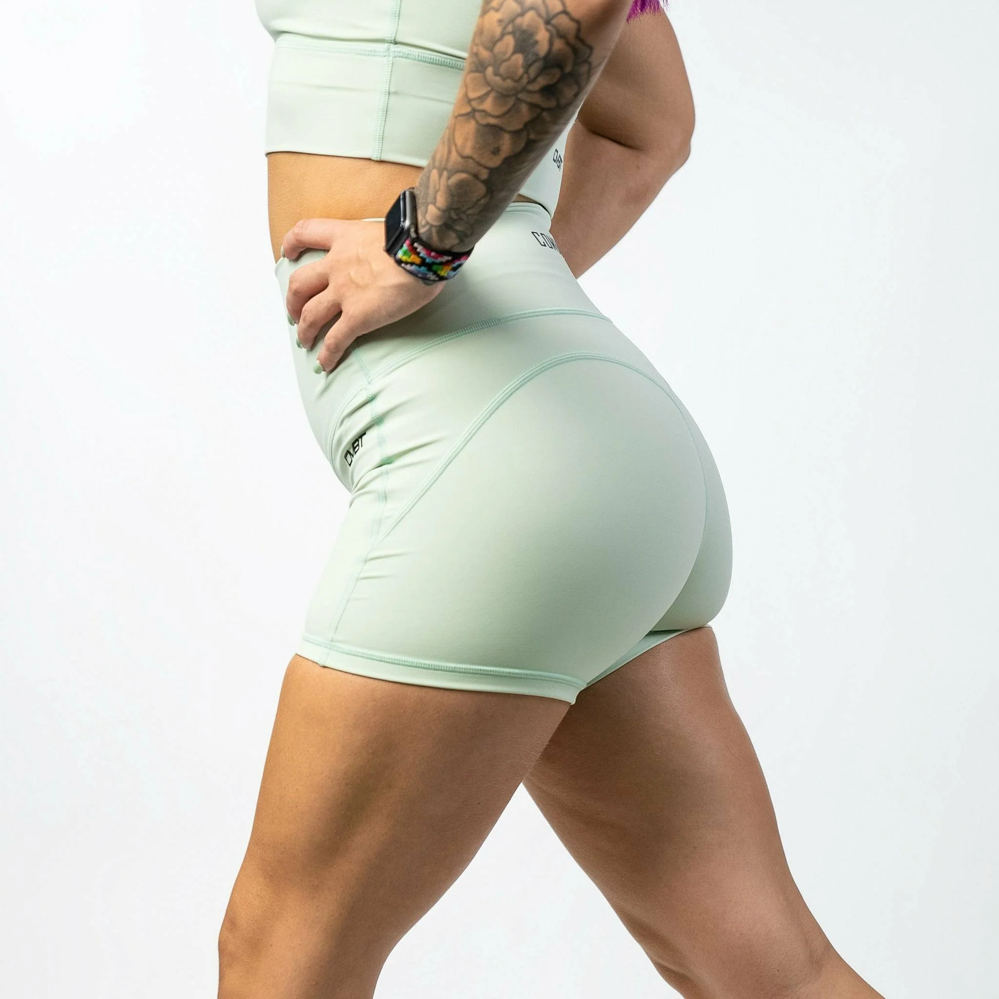 LADIES LUXE HIGH WAISTED SHORTS - Image 16
