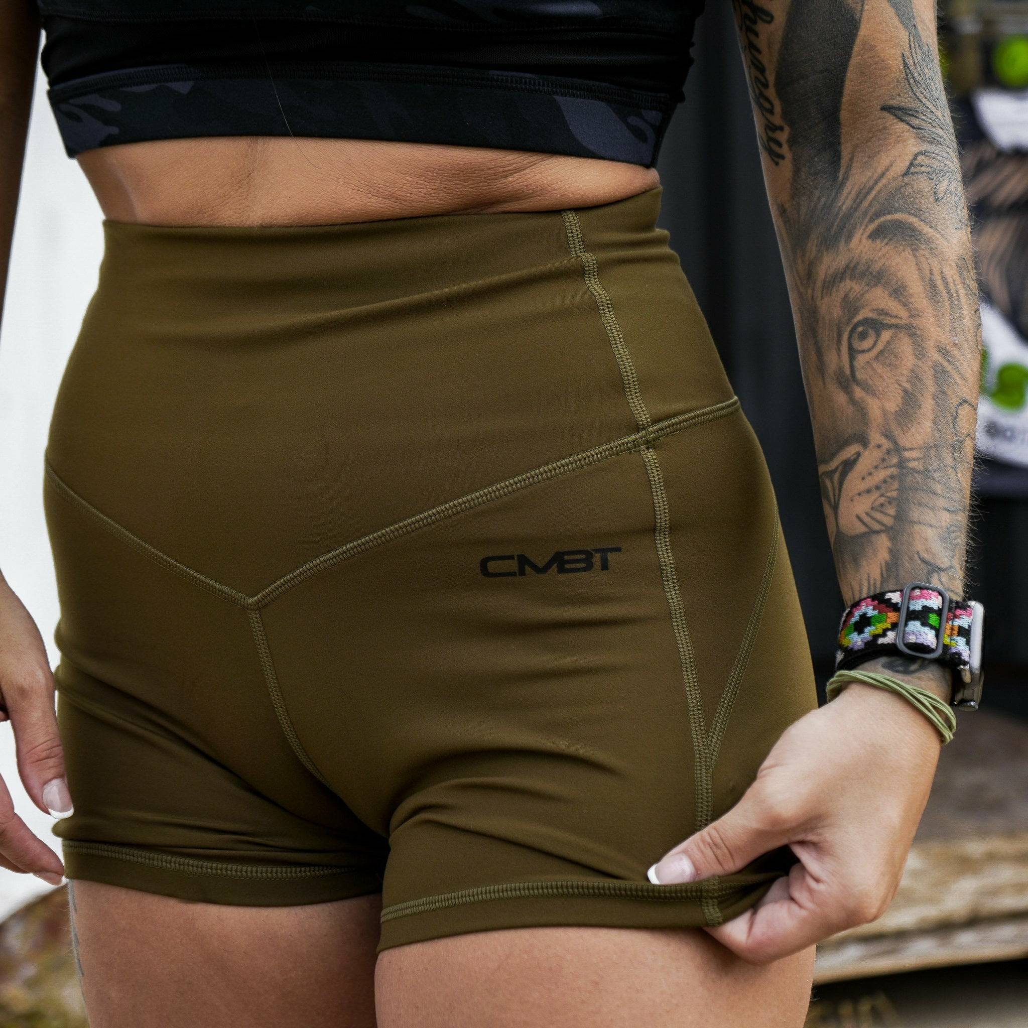 LADIES LUXE HIGH WAISTED SHORTS - Image 34