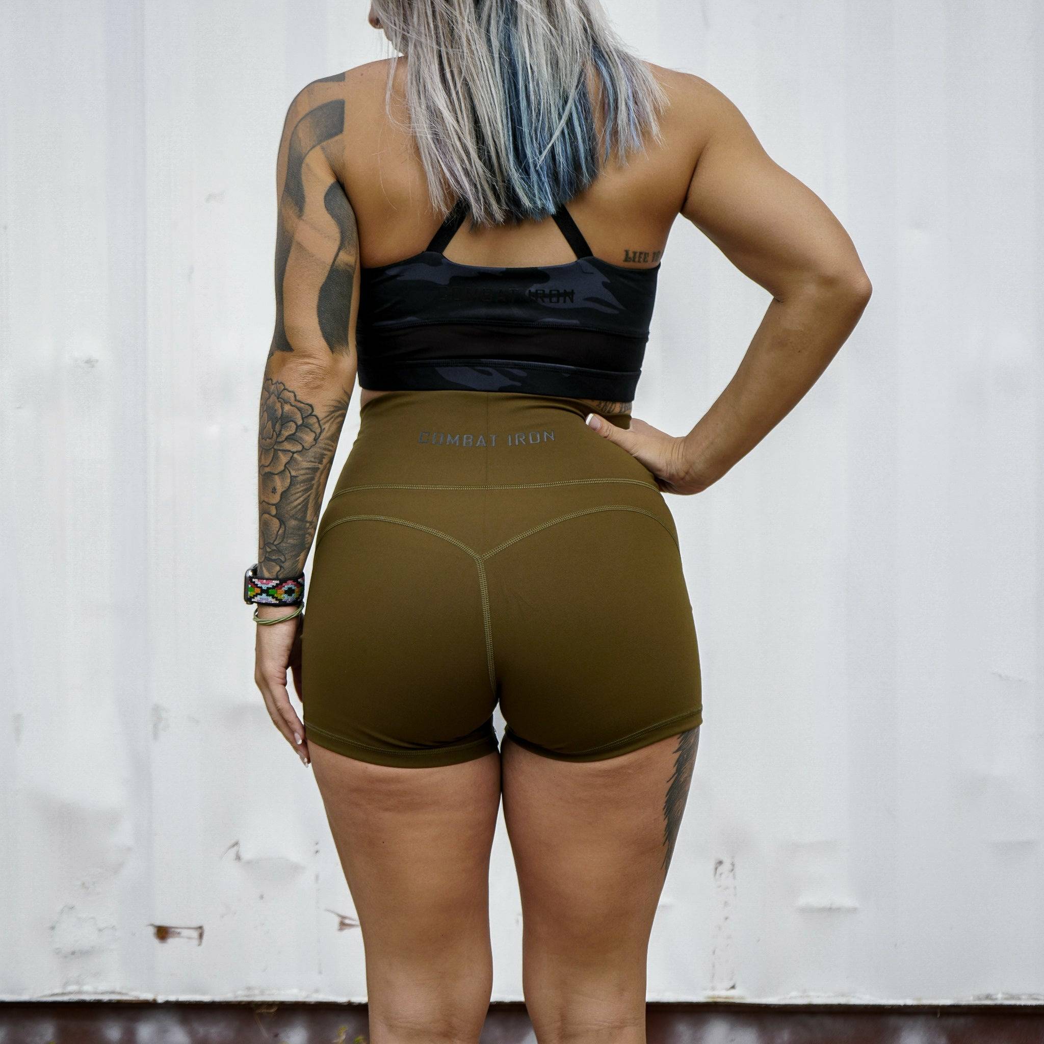 LADIES LUXE HIGH WAISTED SHORTS - Image 36