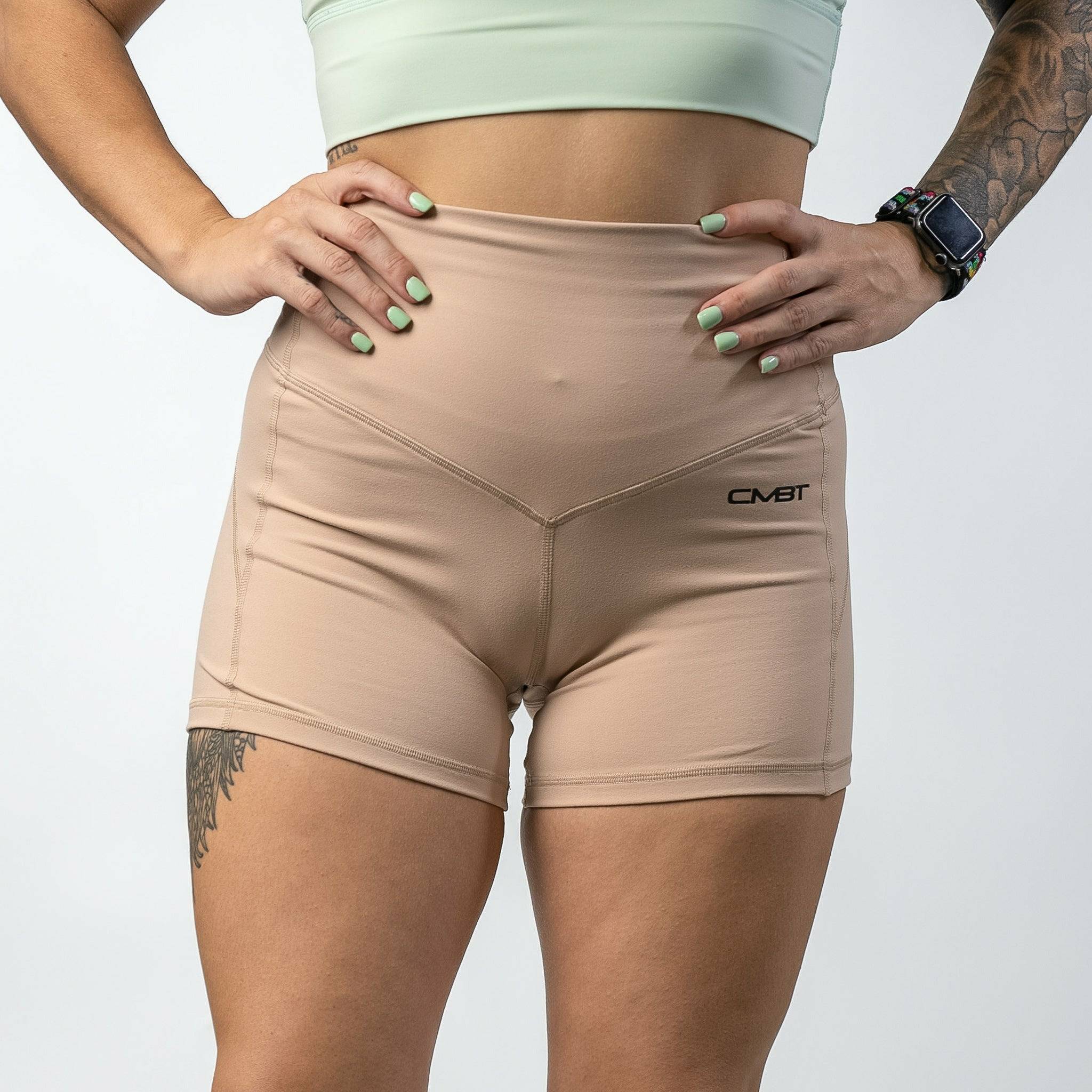 LADIES LUXE HIGH WAISTED SHORTS - Image 39