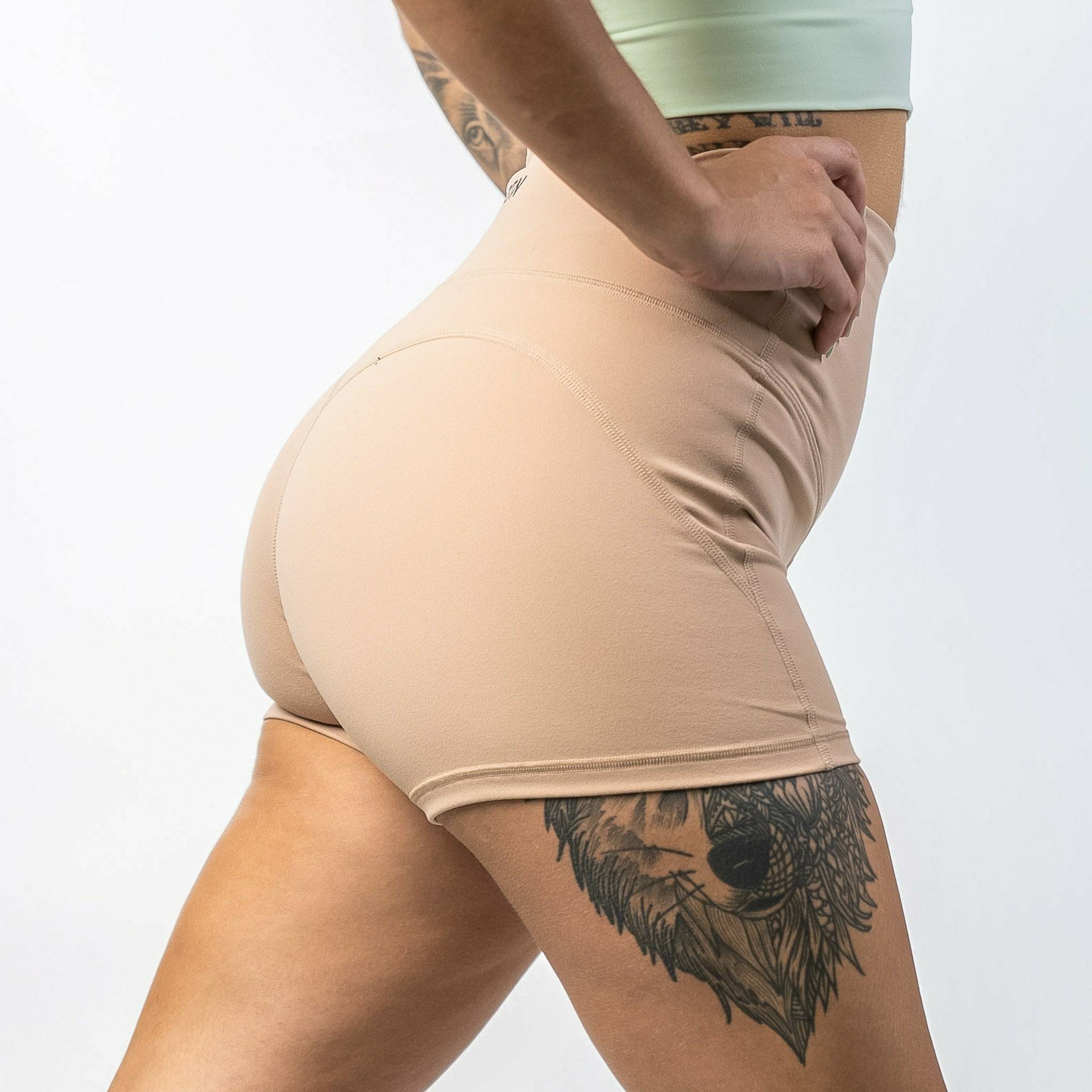 LADIES LUXE HIGH WAISTED SHORTS - Image 40