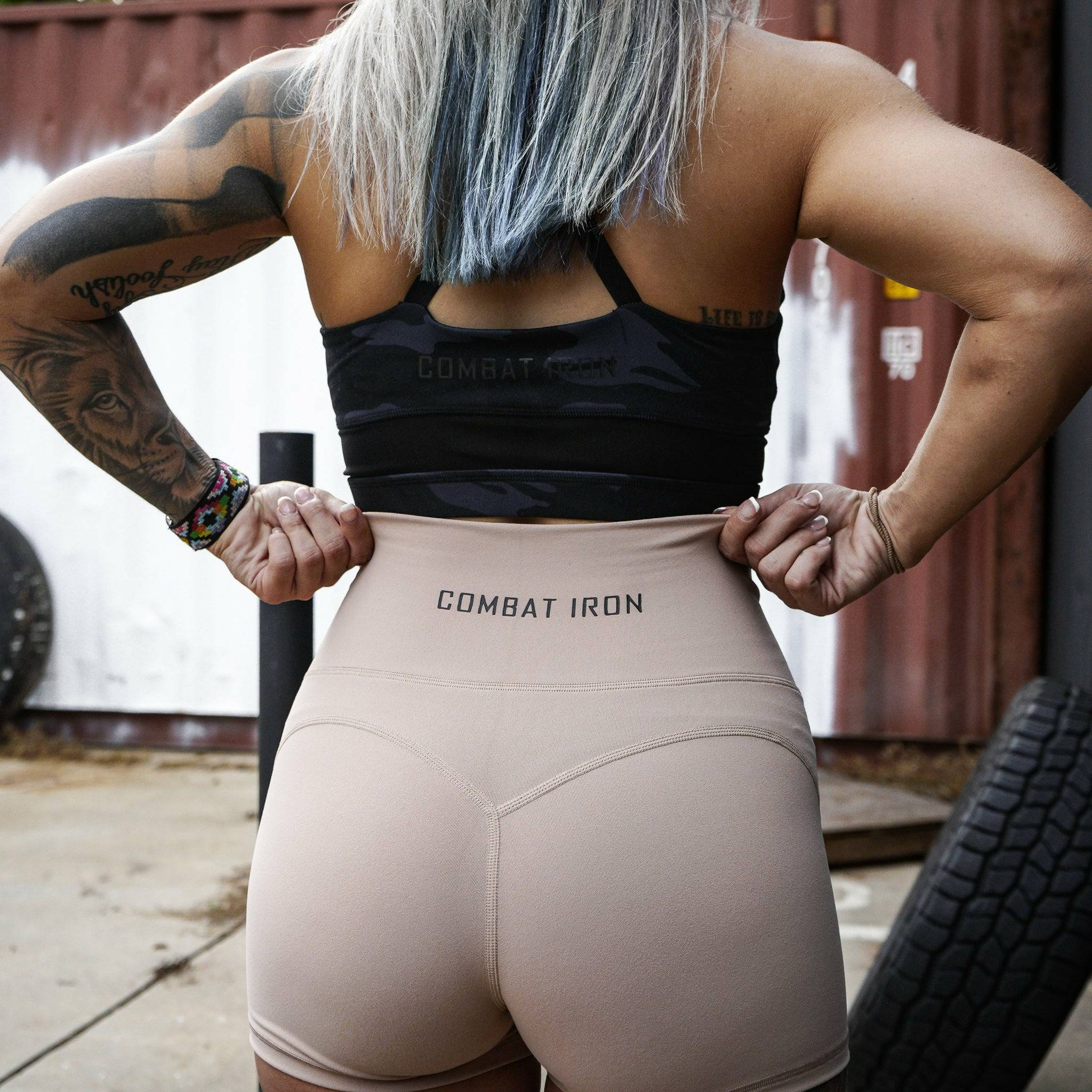 LADIES LUXE HIGH WAISTED SHORTS - Image 44