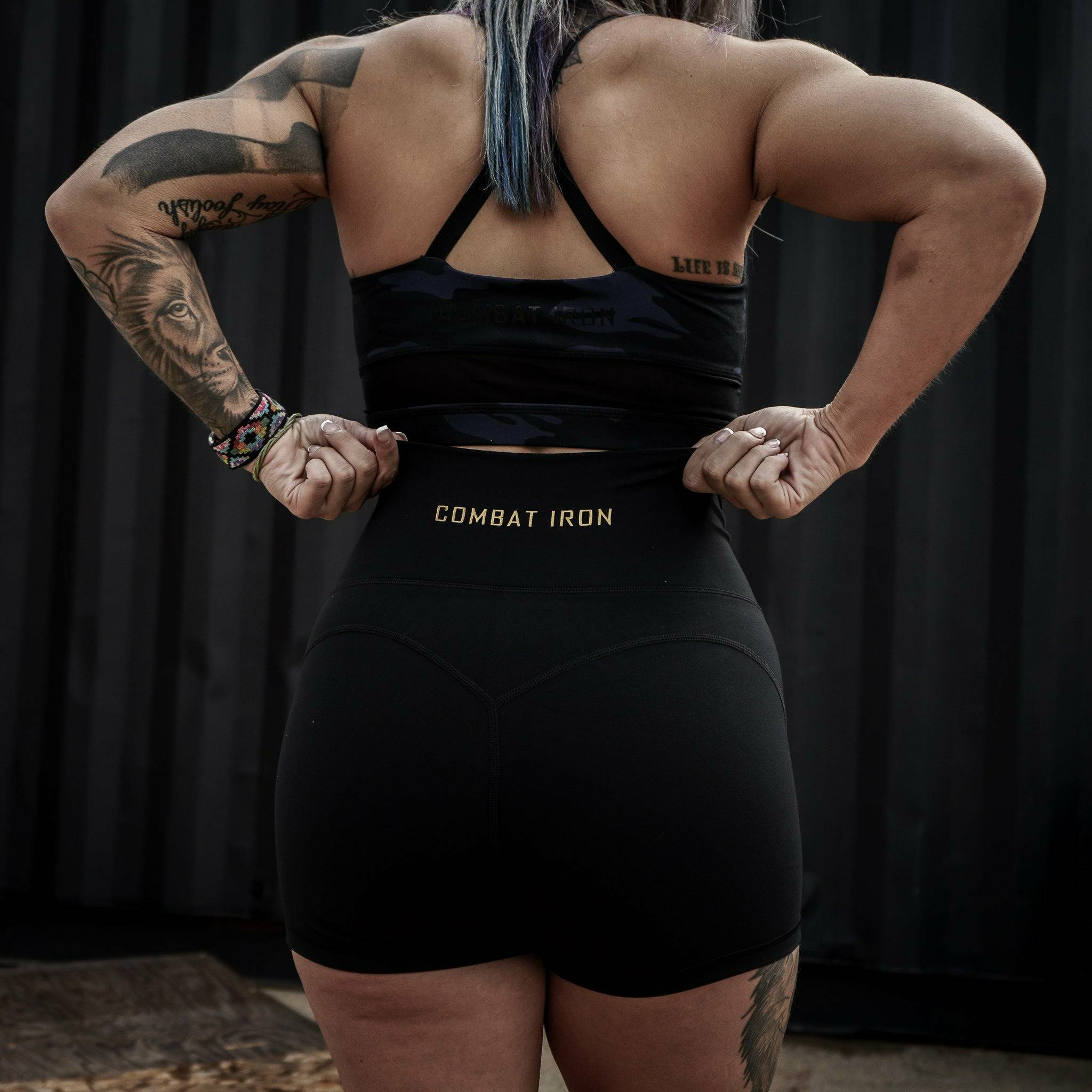 LADIES LUXE HIGH WAISTED SHORTS - Image 7