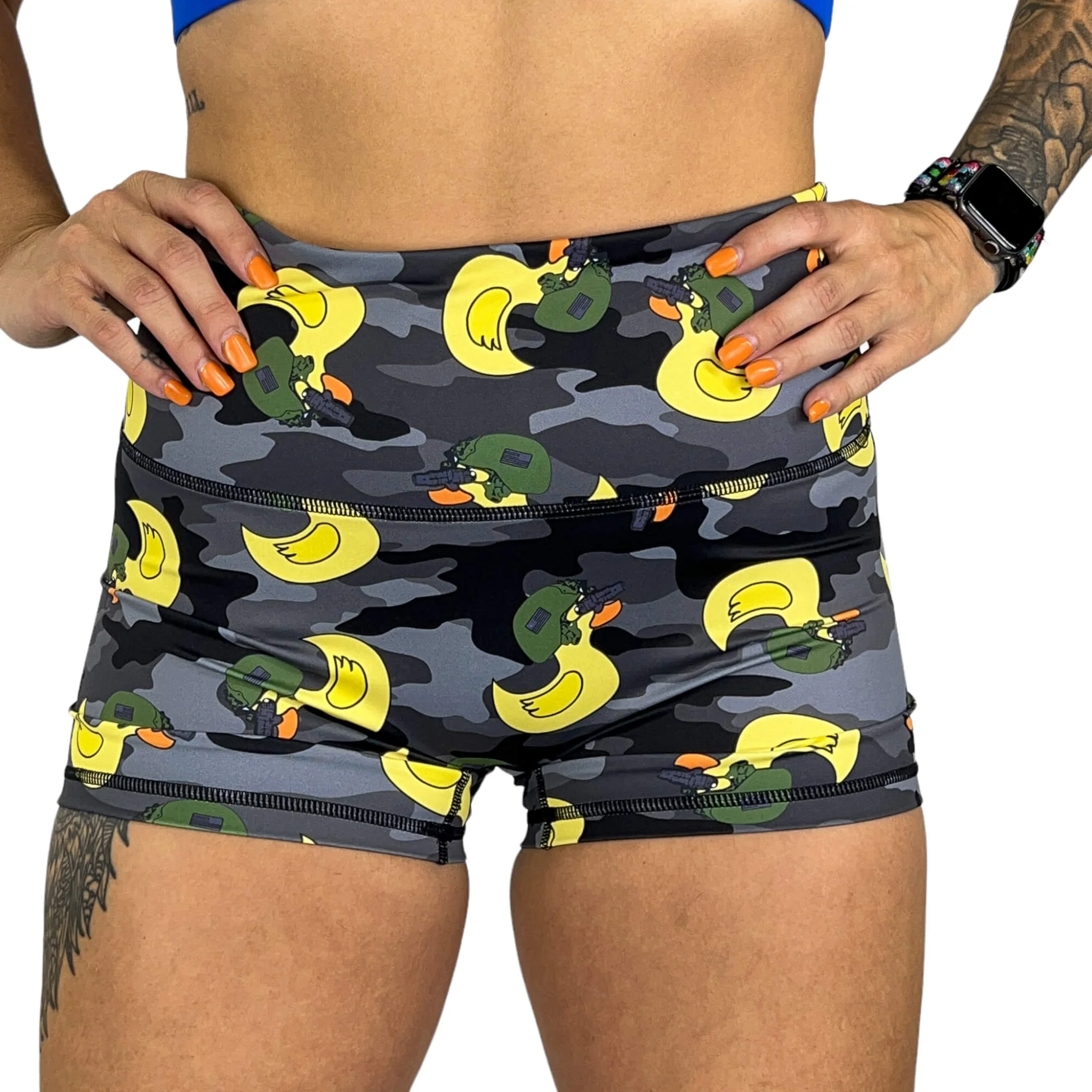 Ladies V3 Seamless Front Training Shorts - Image 23
