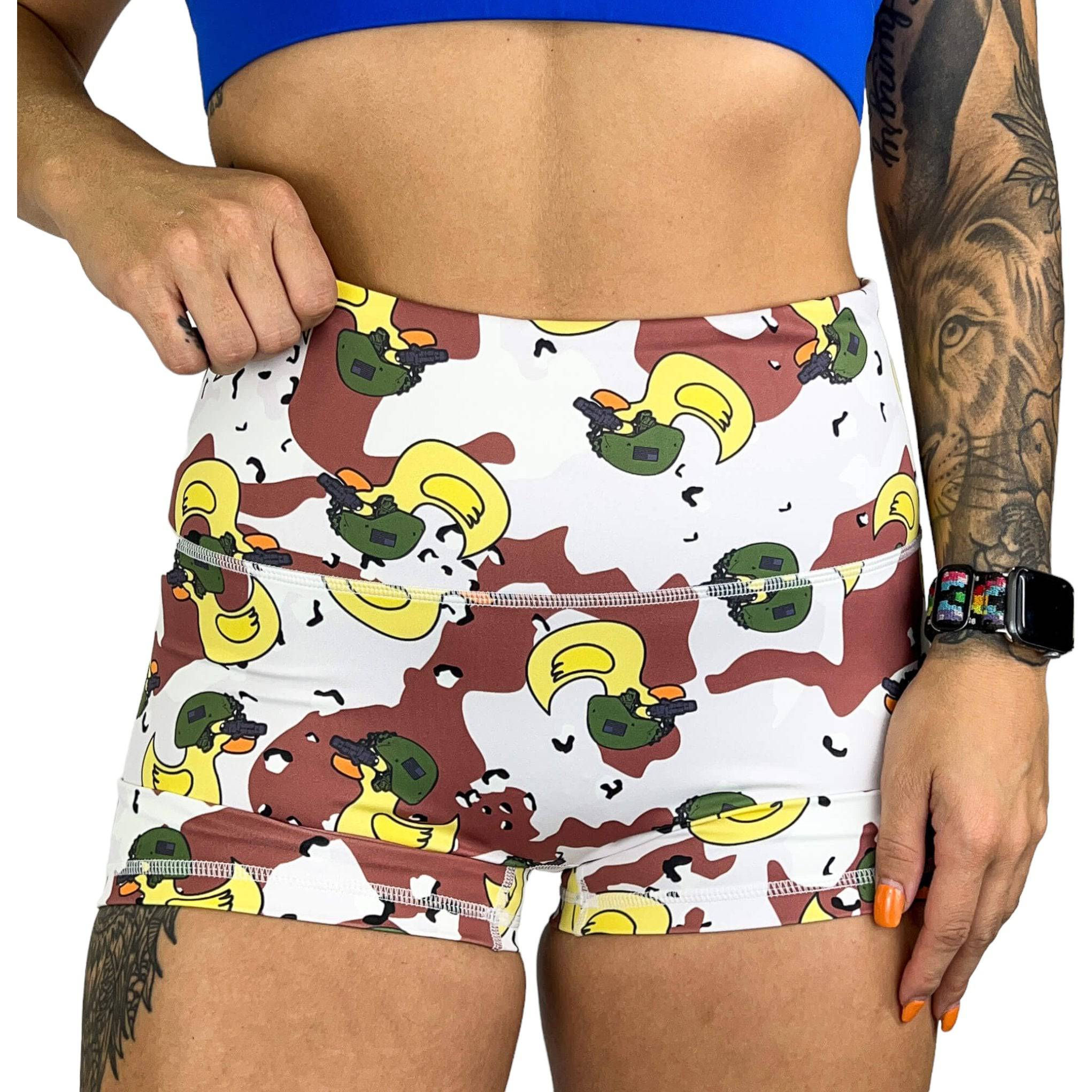 Ladies V3 Seamless Front Training Shorts - Image 40