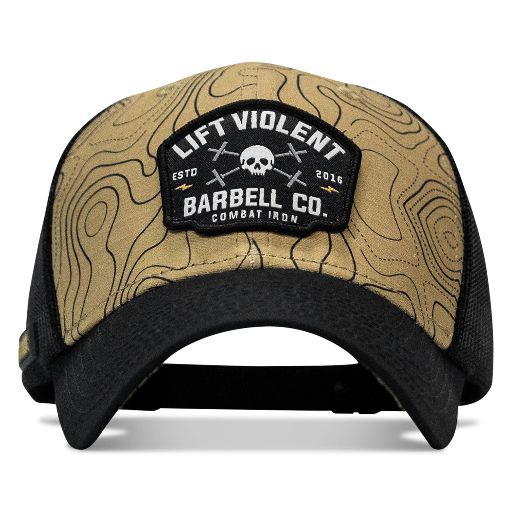 Lift Violent Barbell Co Patch Original Ripstop Snapback Hat - Image 10