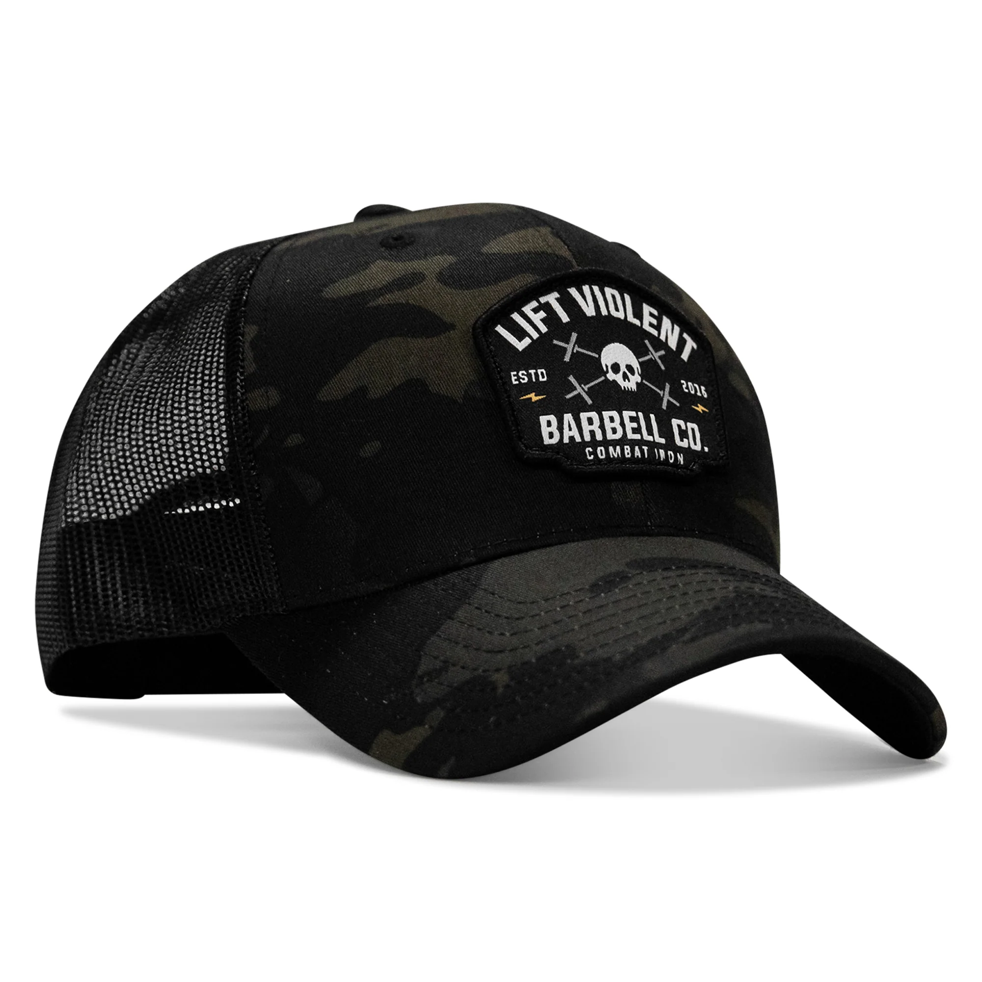 Lift Violent Barbell Co Patch Snapback Hat - Image 3