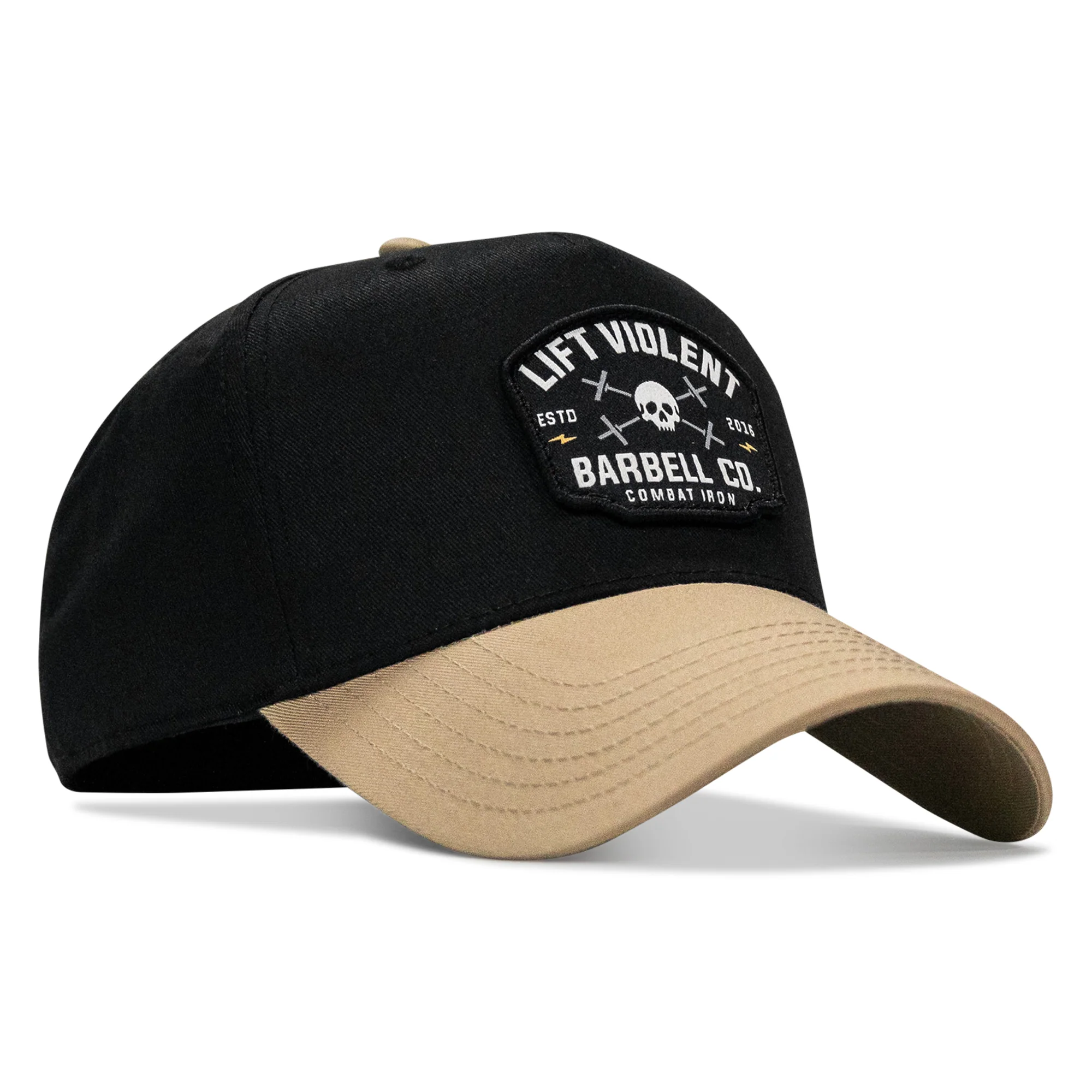 Lift Violent Barbell Co Patch Snapback Hat - Image 8