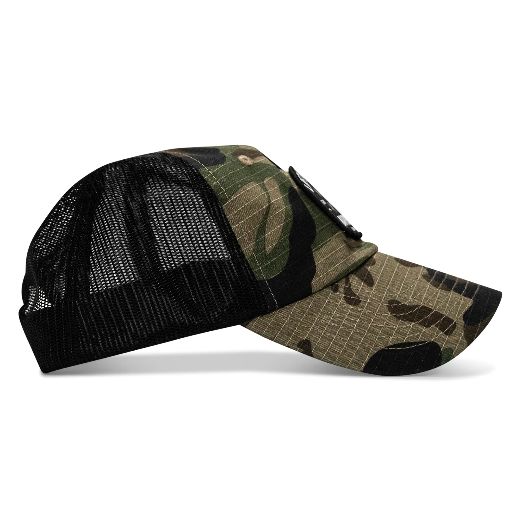 Lift Violent Barbell Co Patch. Tactical Ripstop Mesh Snapback Hat - Image 10