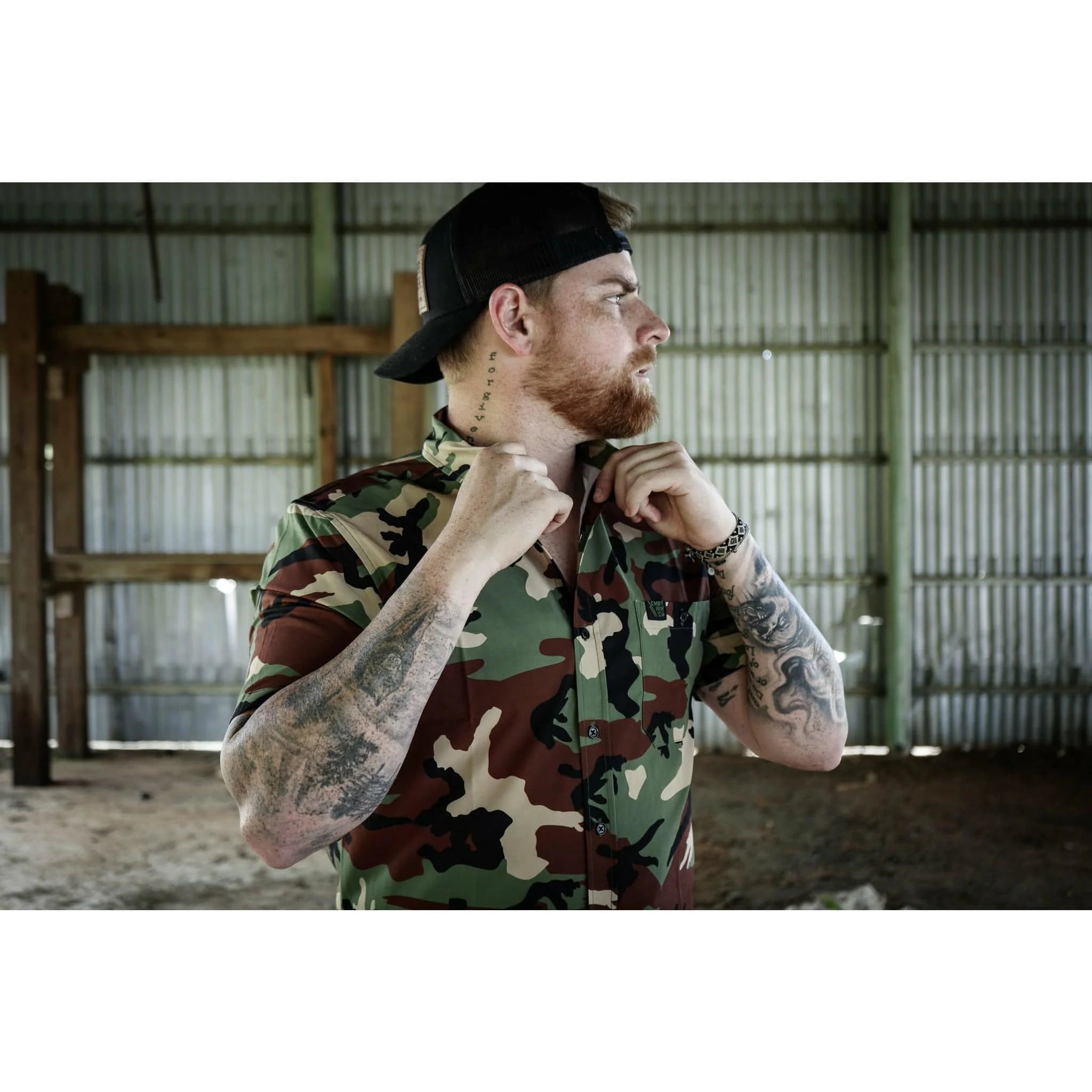 LIGHT WEIGHT BUTTON UP SHORT SLEEVE - Image 9