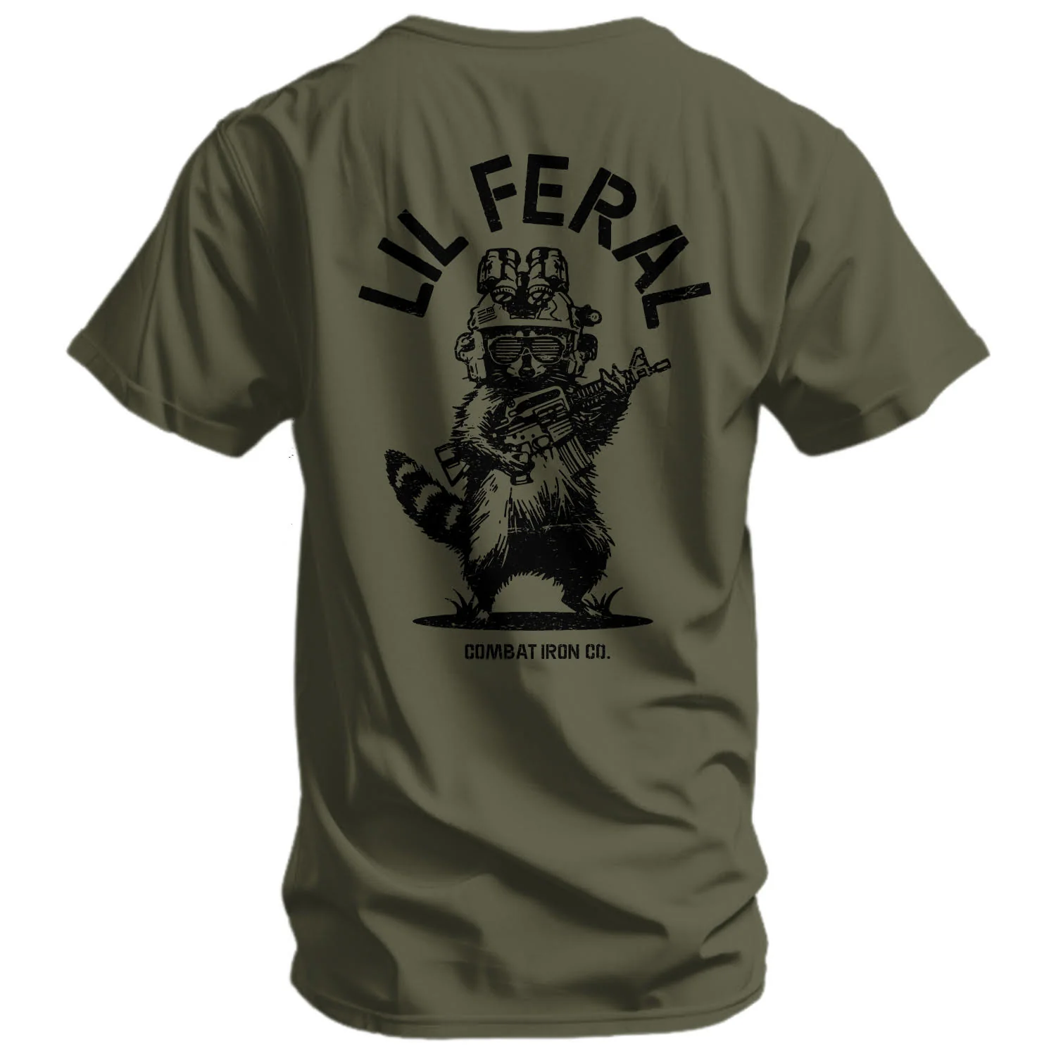 Lil Feral Raccoon Men's T-Shirt - Image 12