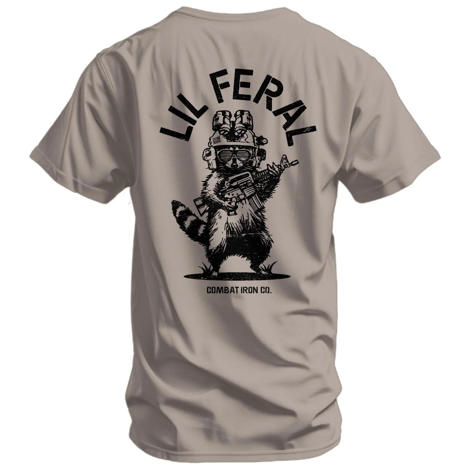 Lil Feral Raccoon Men's T-Shirt - Image 3