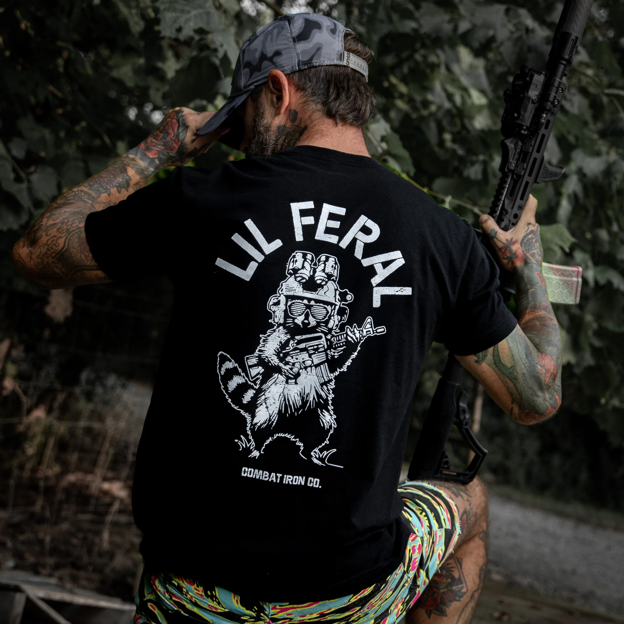 Lil Feral Raccoon Men's T-Shirt - Image 5