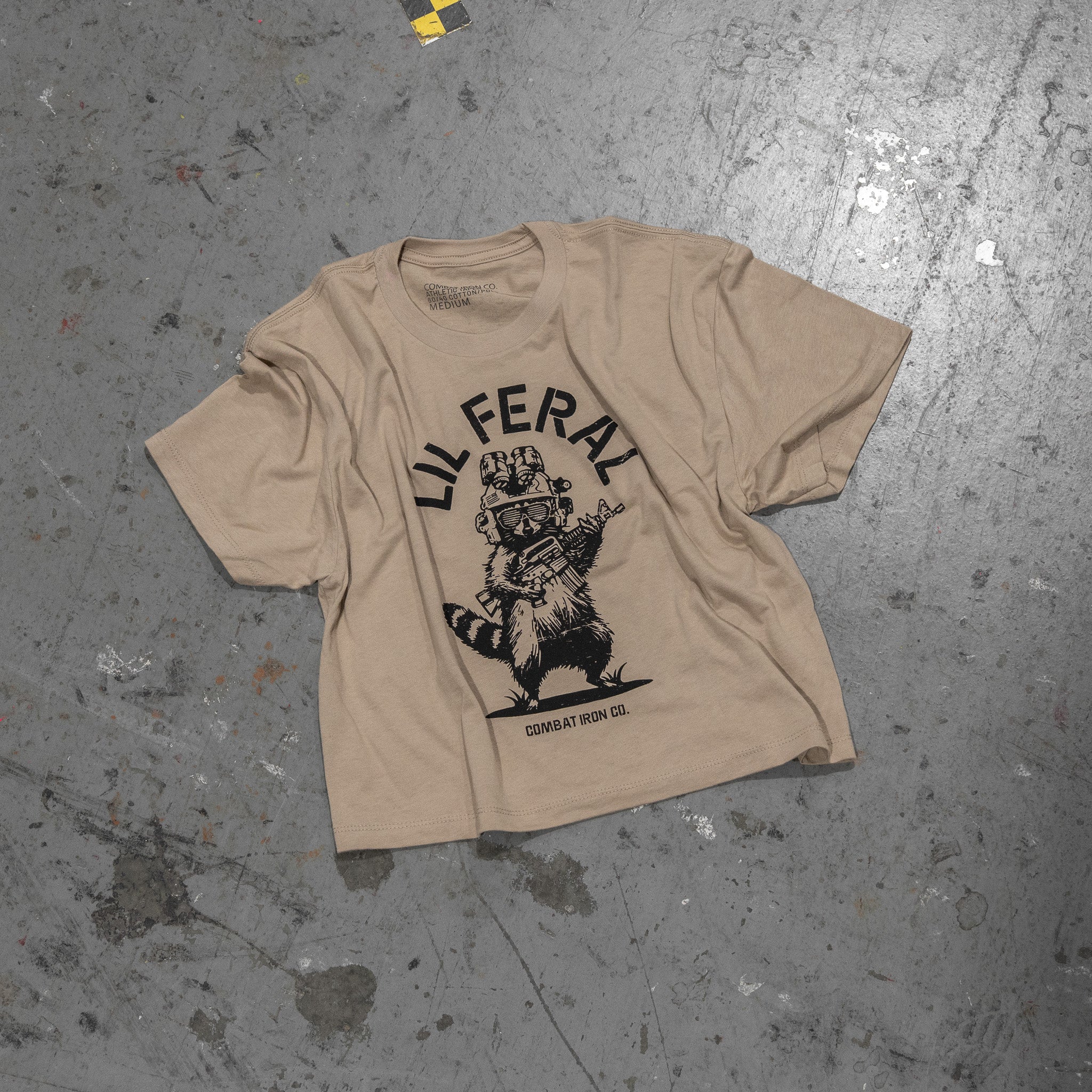 Lil Feral Raccoon Women's Crop T-Shirt - Image 12
