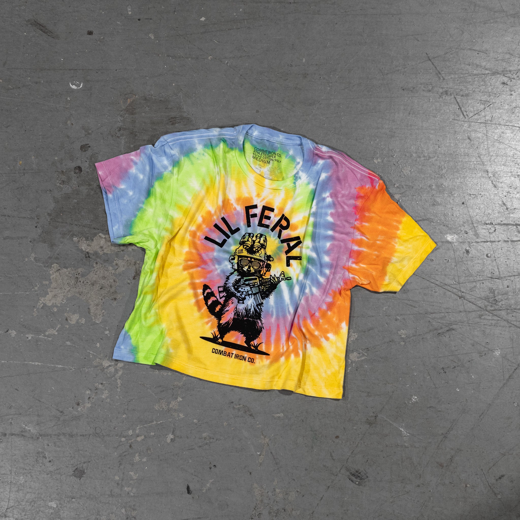 Lil Feral Raccoon Women's Crop T-Shirt - Image 23